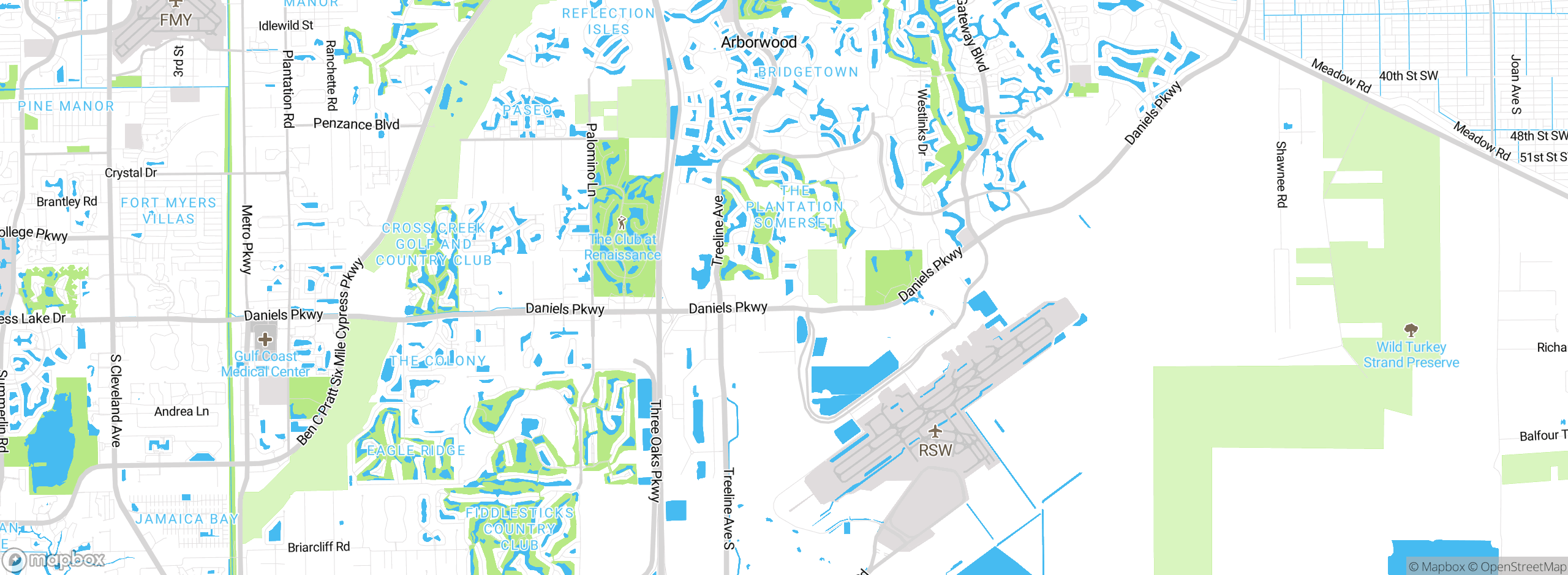 Map showing approximate location