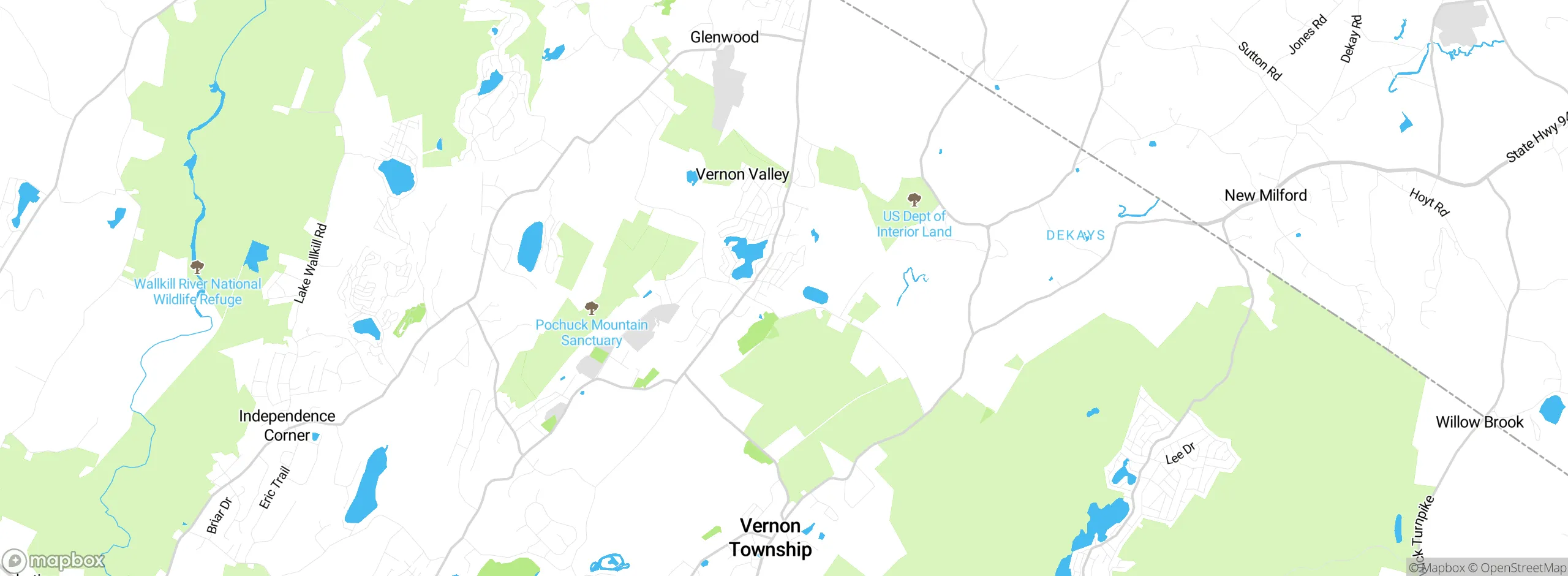 Map showing approximate location
