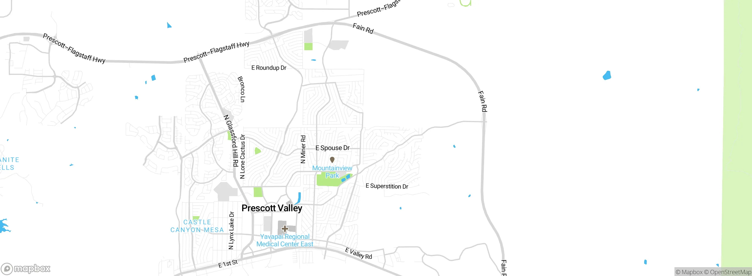 Map showing approximate location