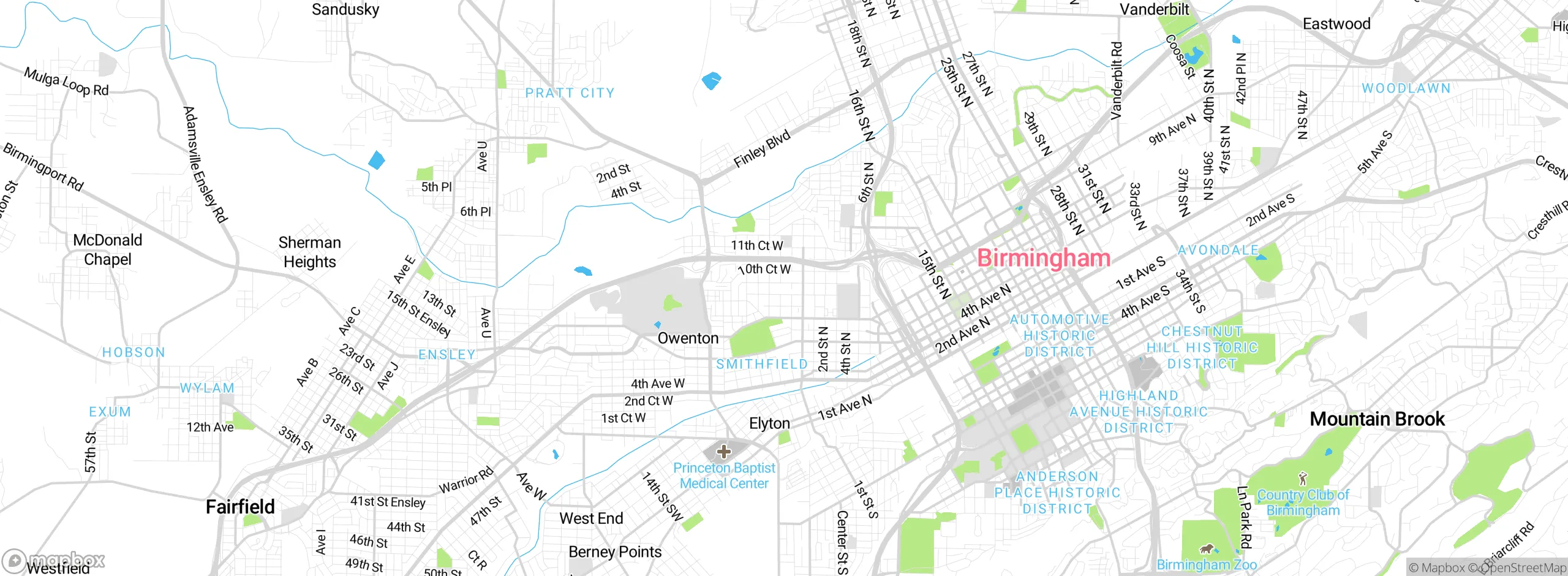 Map showing approximate location