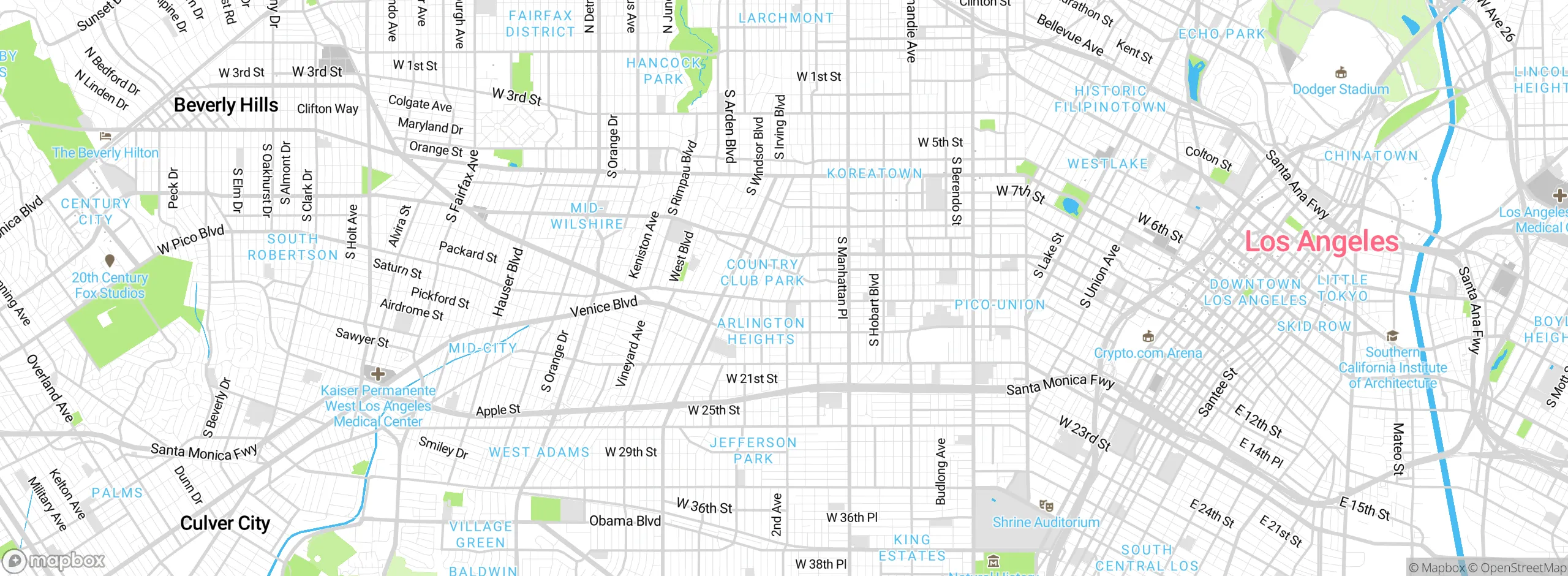 Map showing approximate location