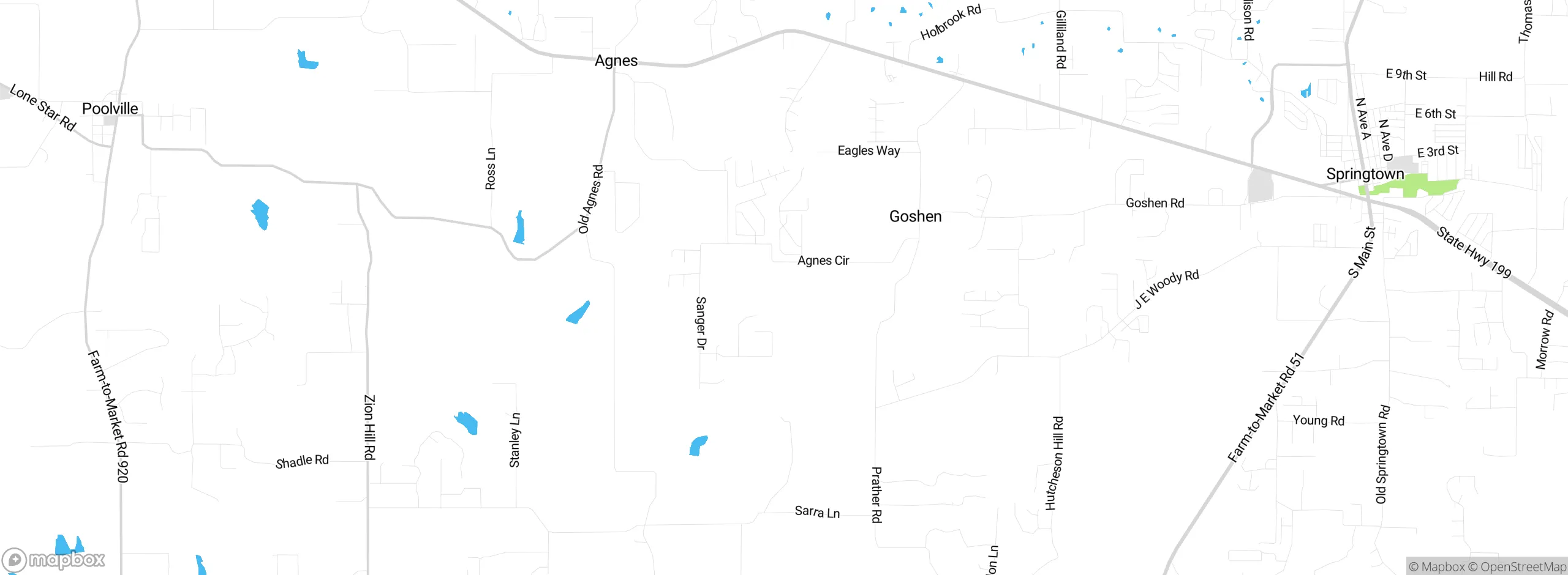 Map showing approximate location