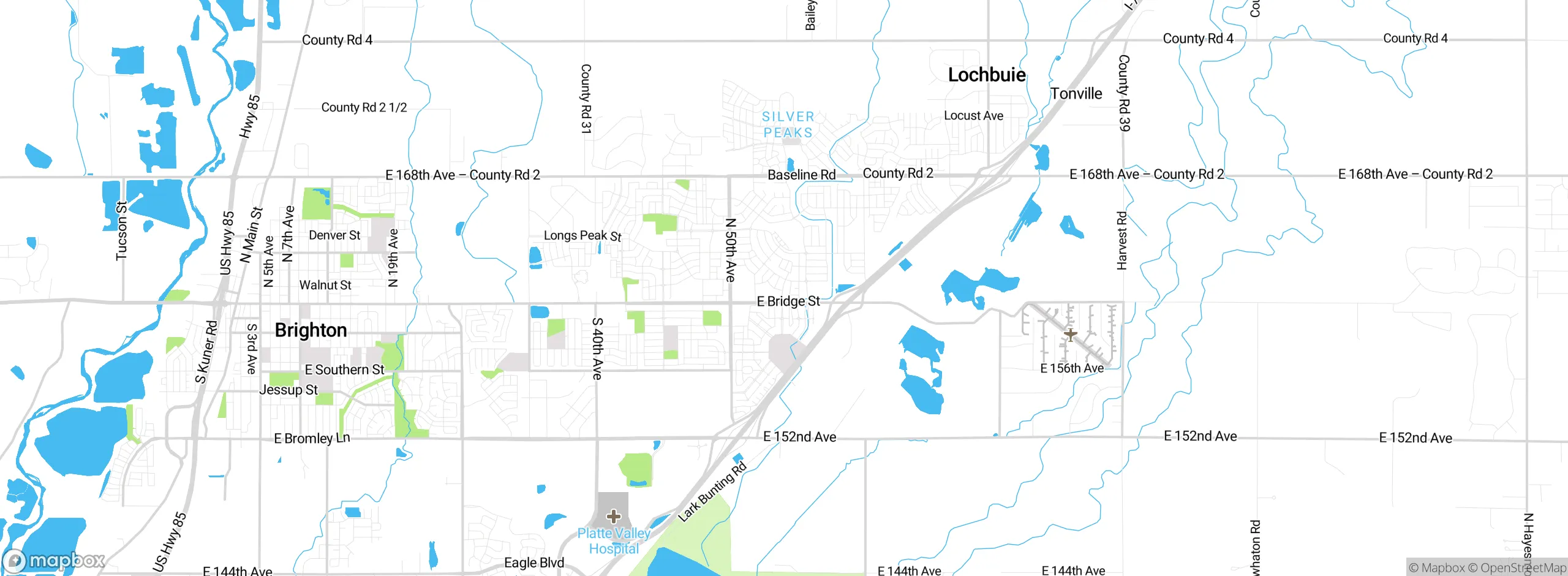Map showing approximate location