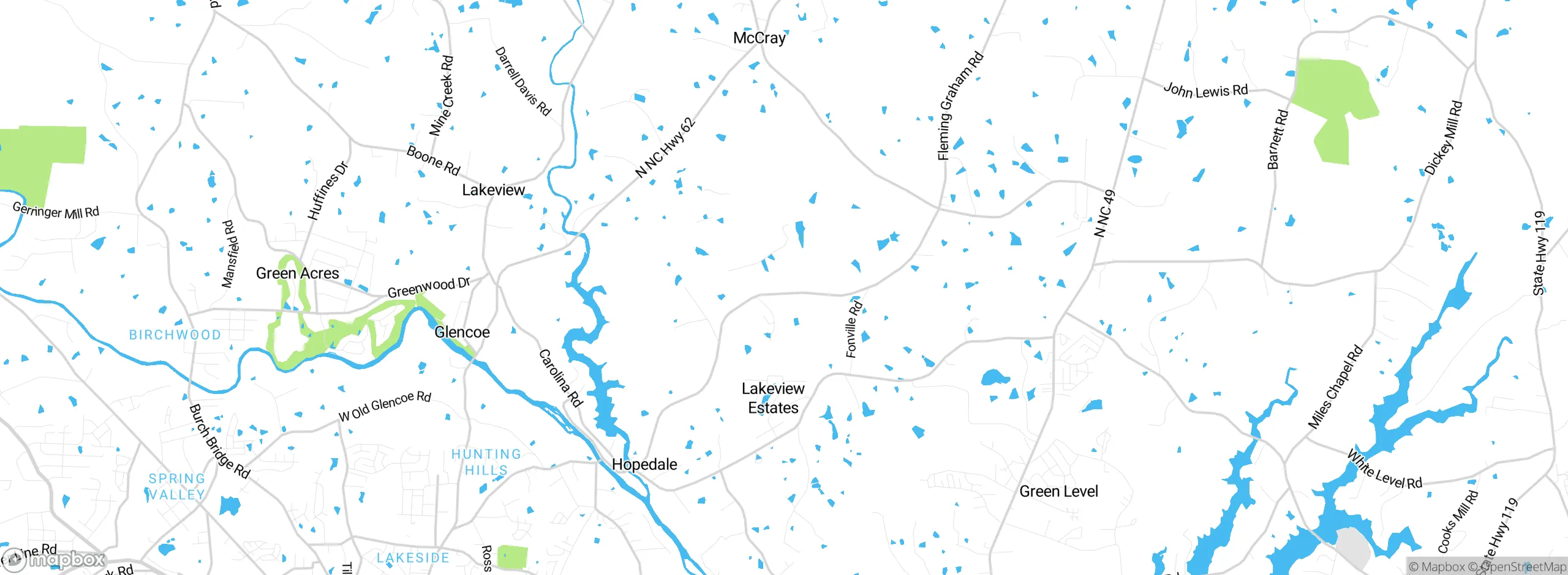Map showing approximate location