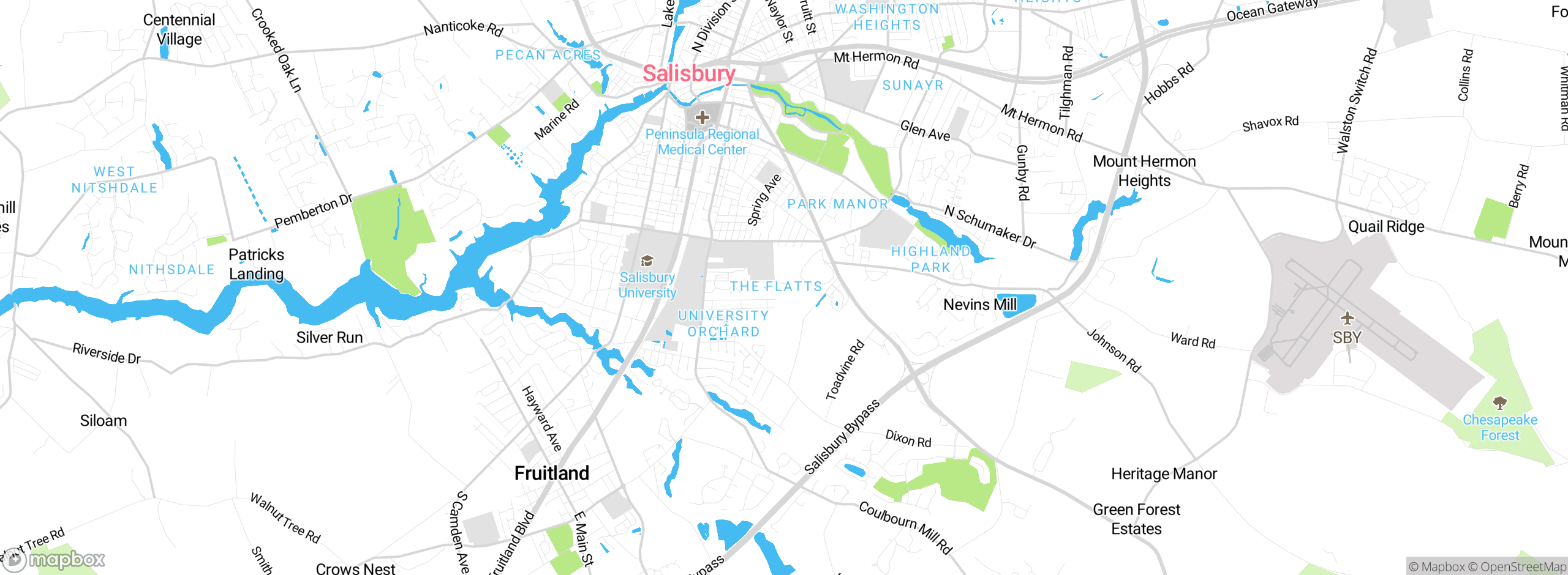 Map showing approximate location