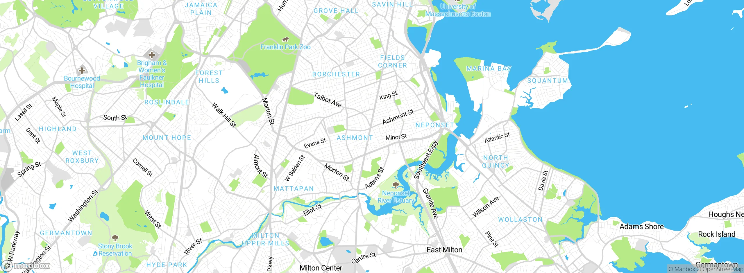 Map showing approximate location