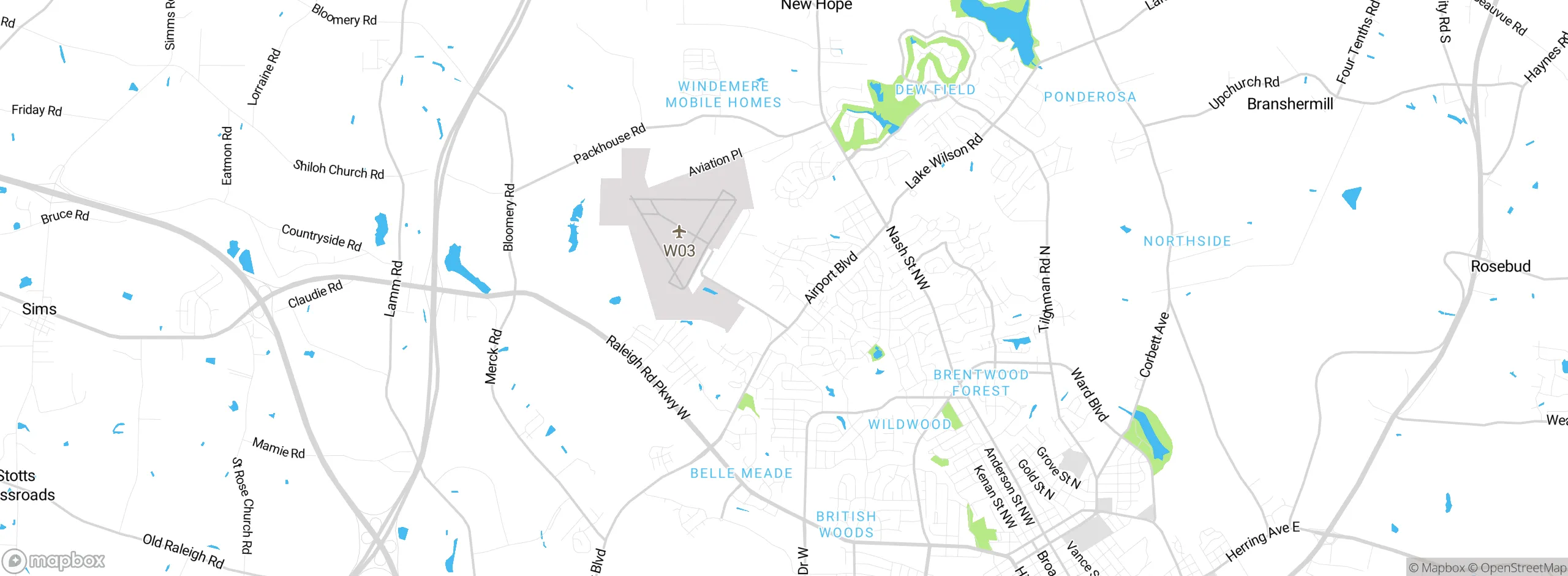 Map showing approximate location