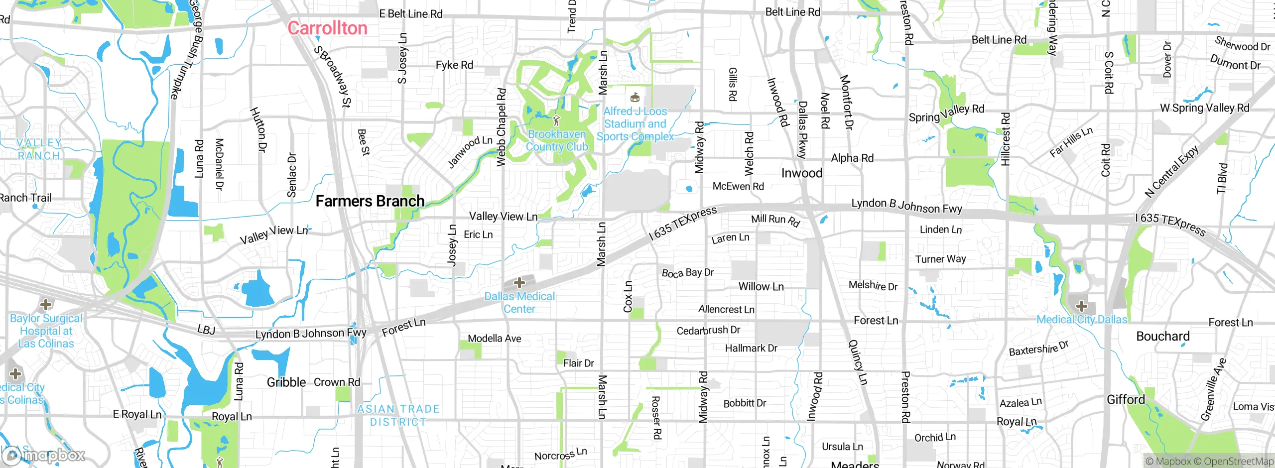 Map showing approximate location