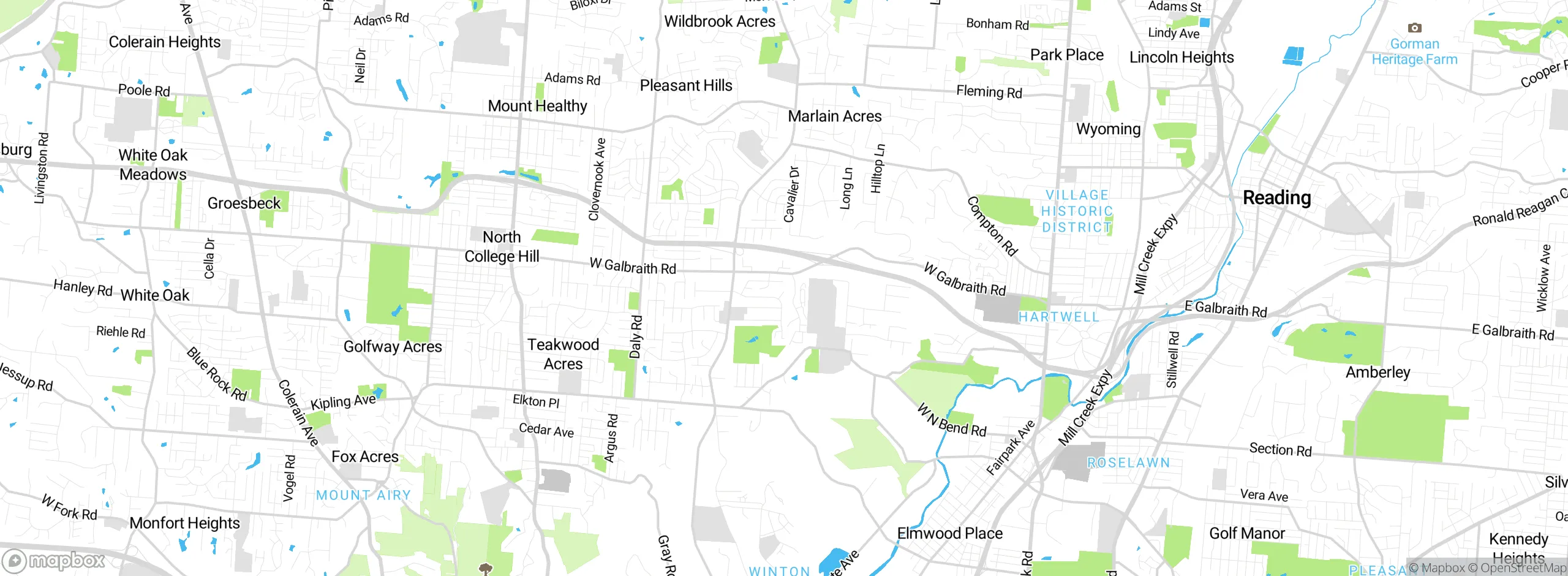 Map showing approximate location