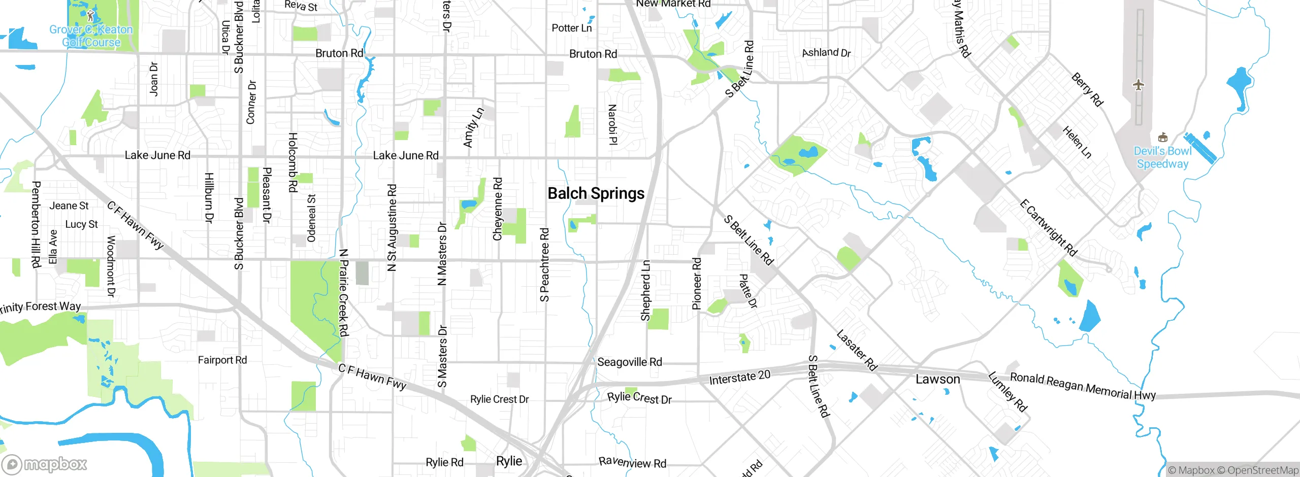 Map showing approximate location