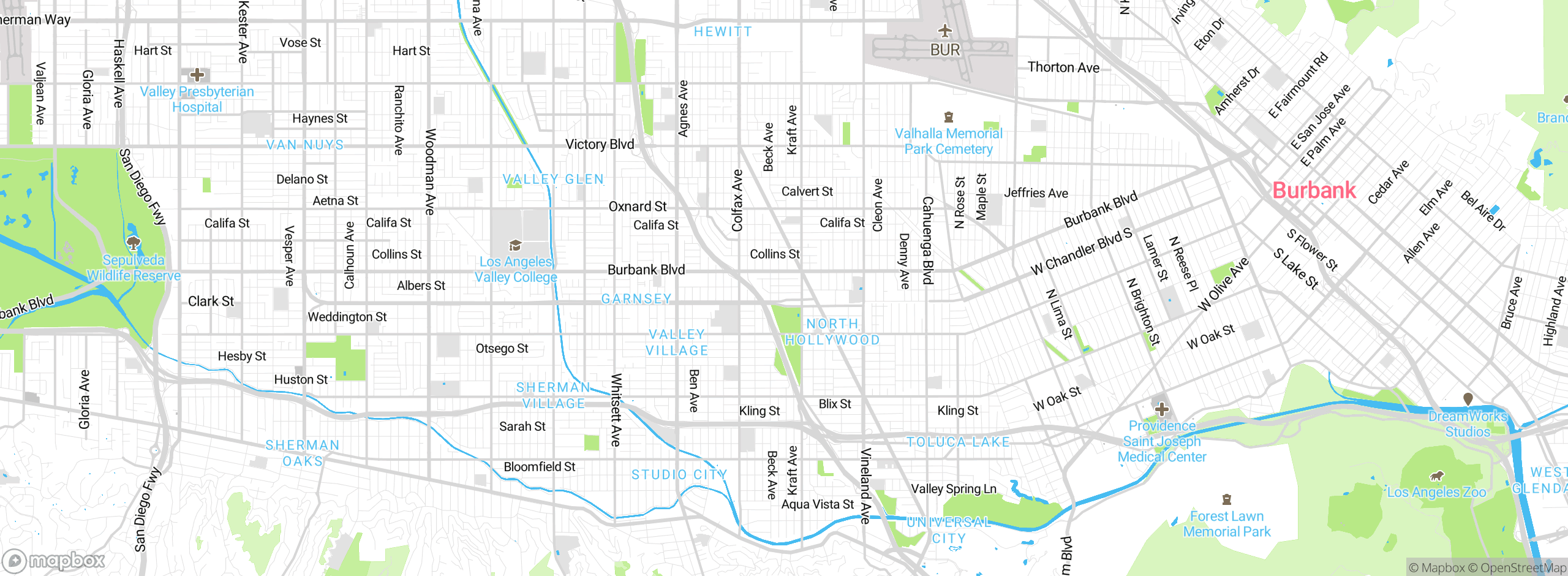 Map showing approximate location