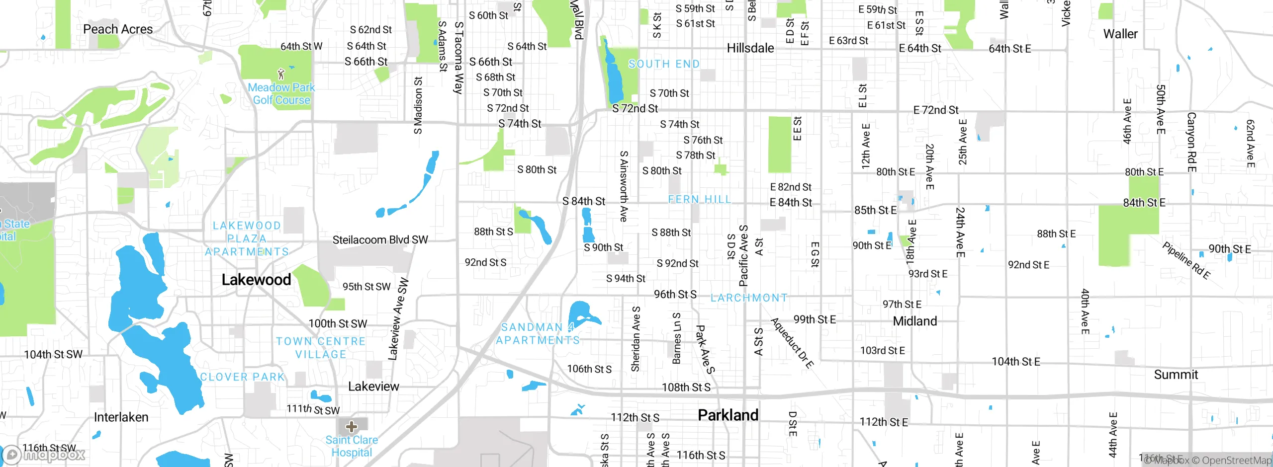 Map showing approximate location