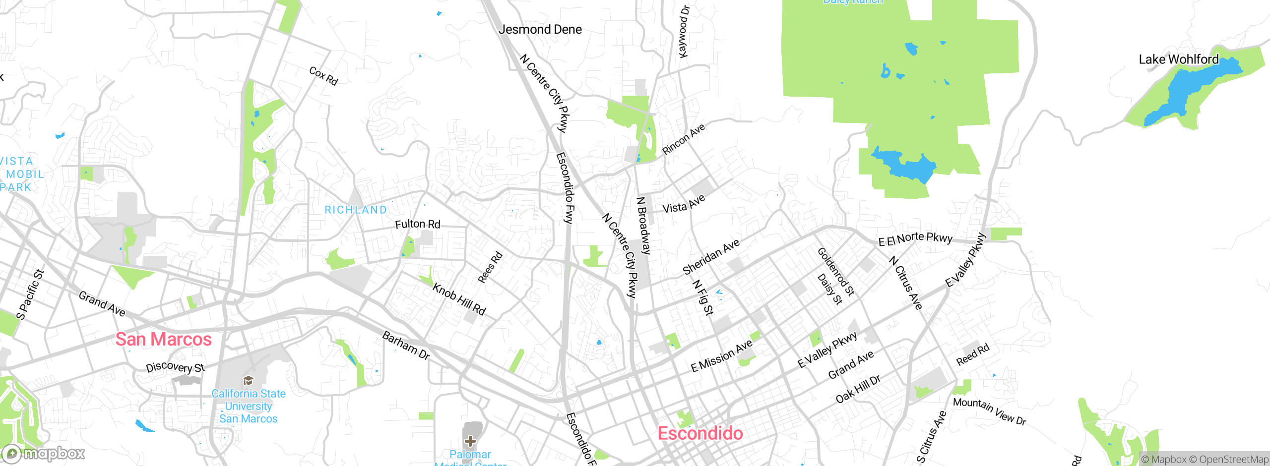 Map showing approximate location