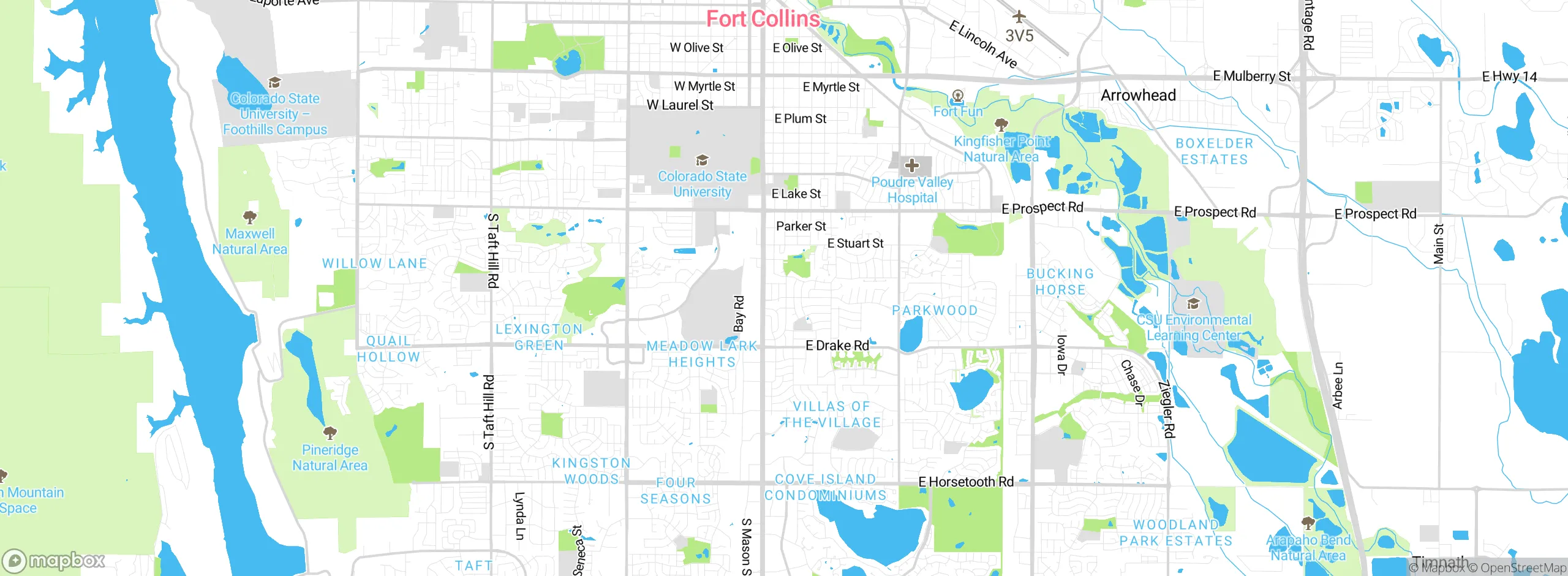 Map showing approximate location