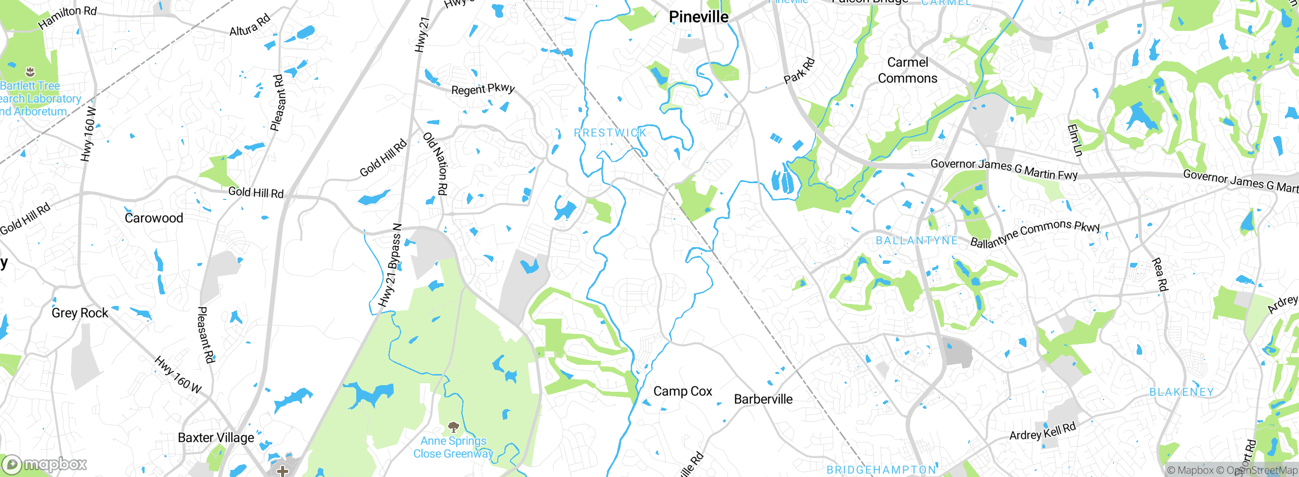 Map showing approximate location