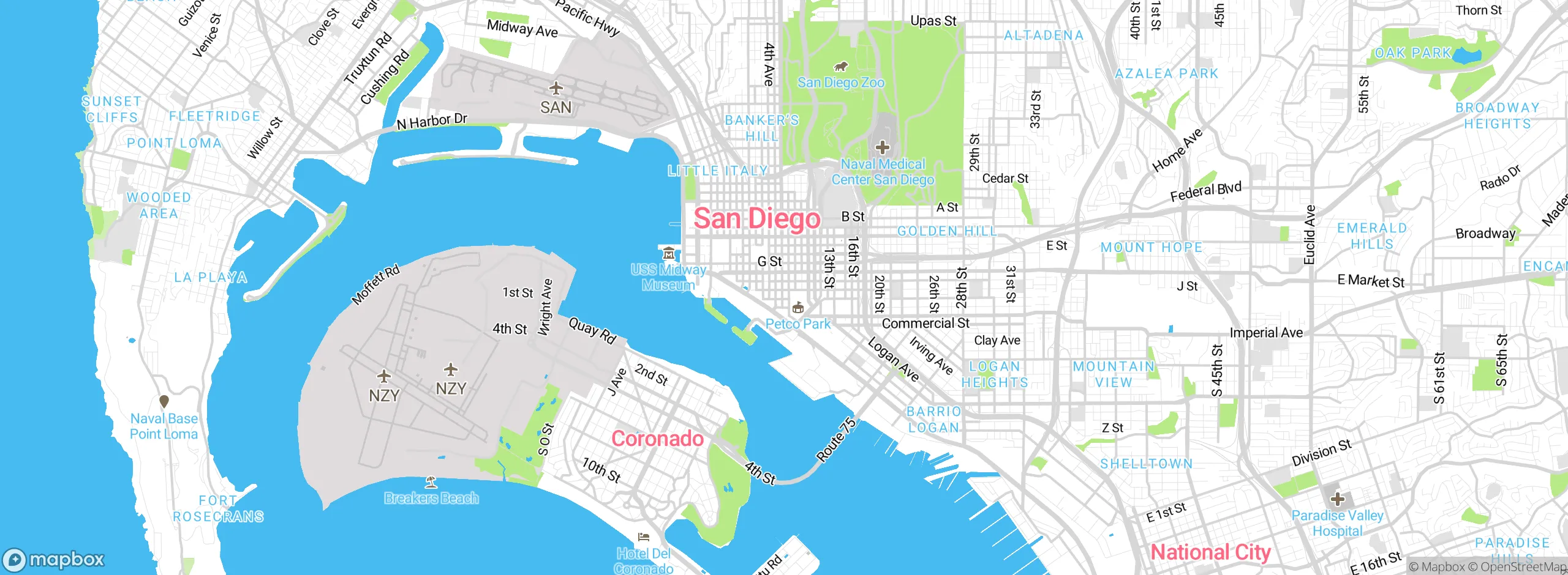 Map showing approximate location