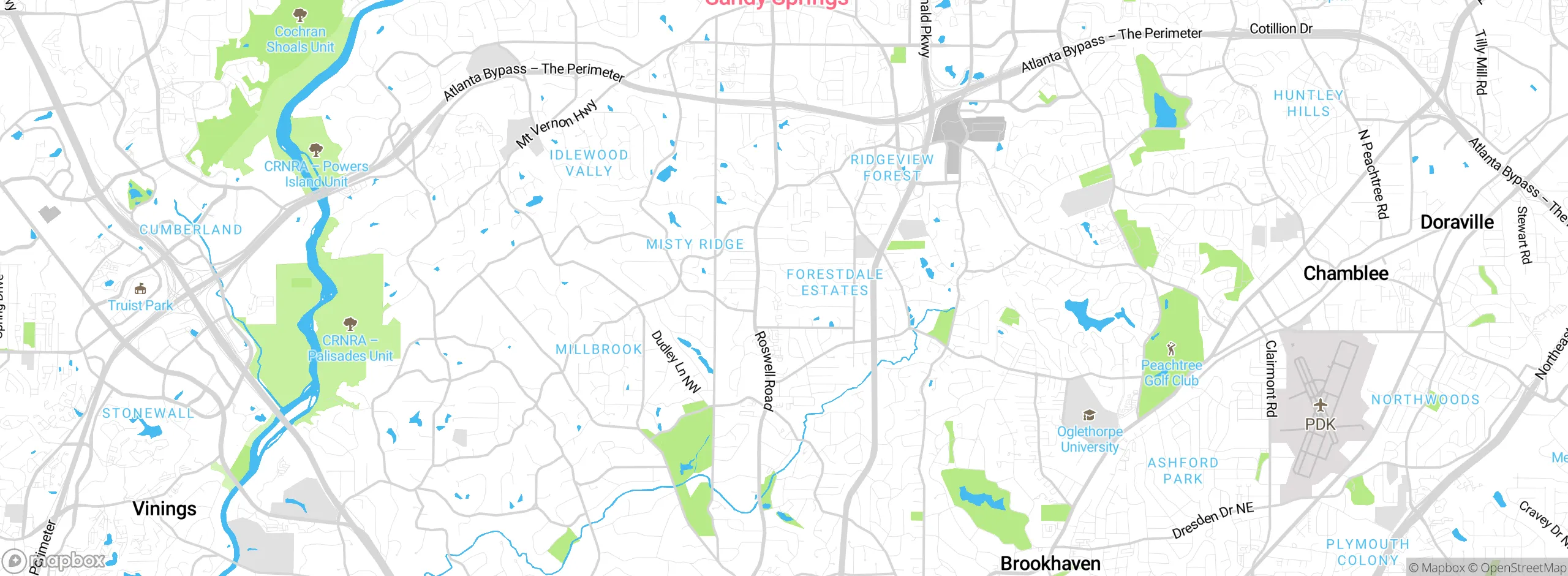 Map showing approximate location