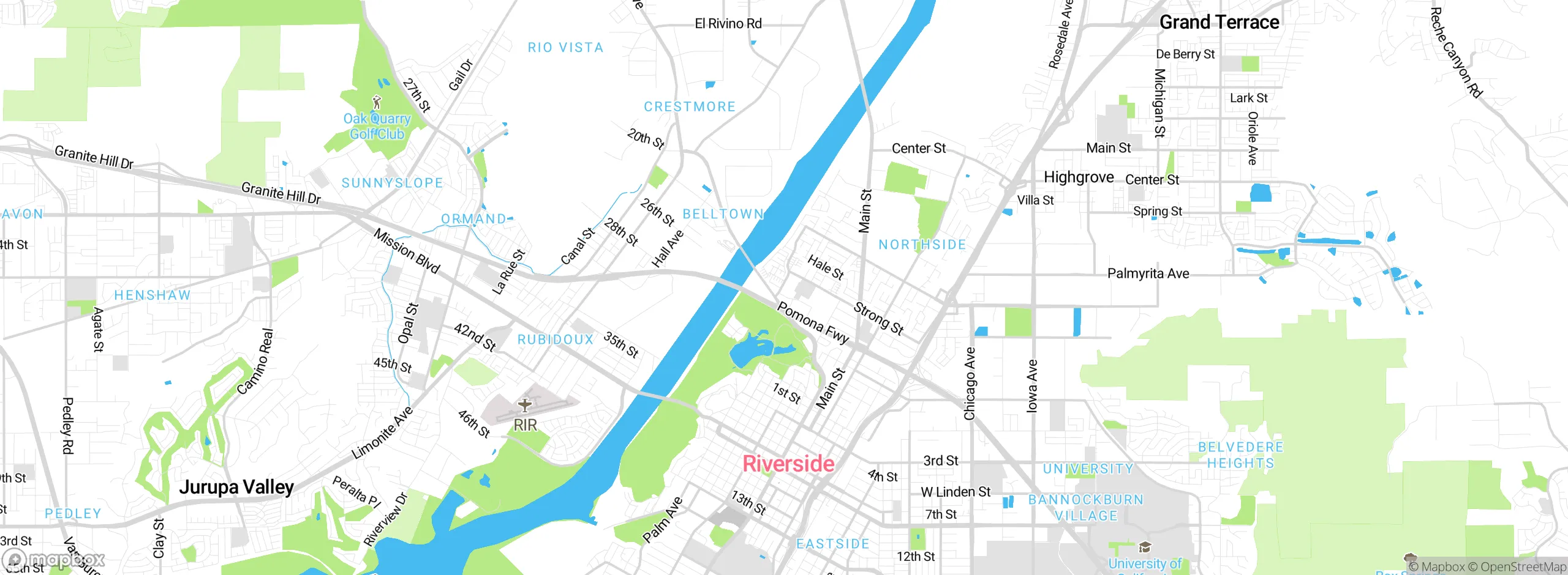 Map showing approximate location