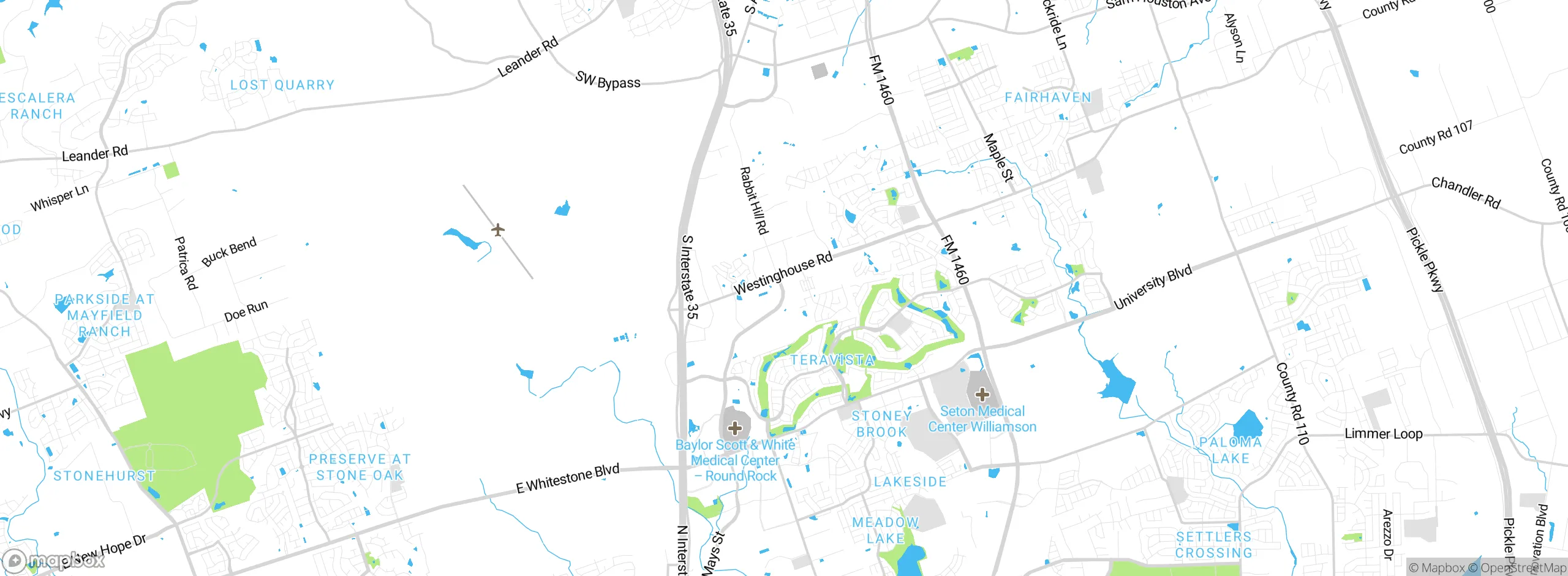 Map showing approximate location