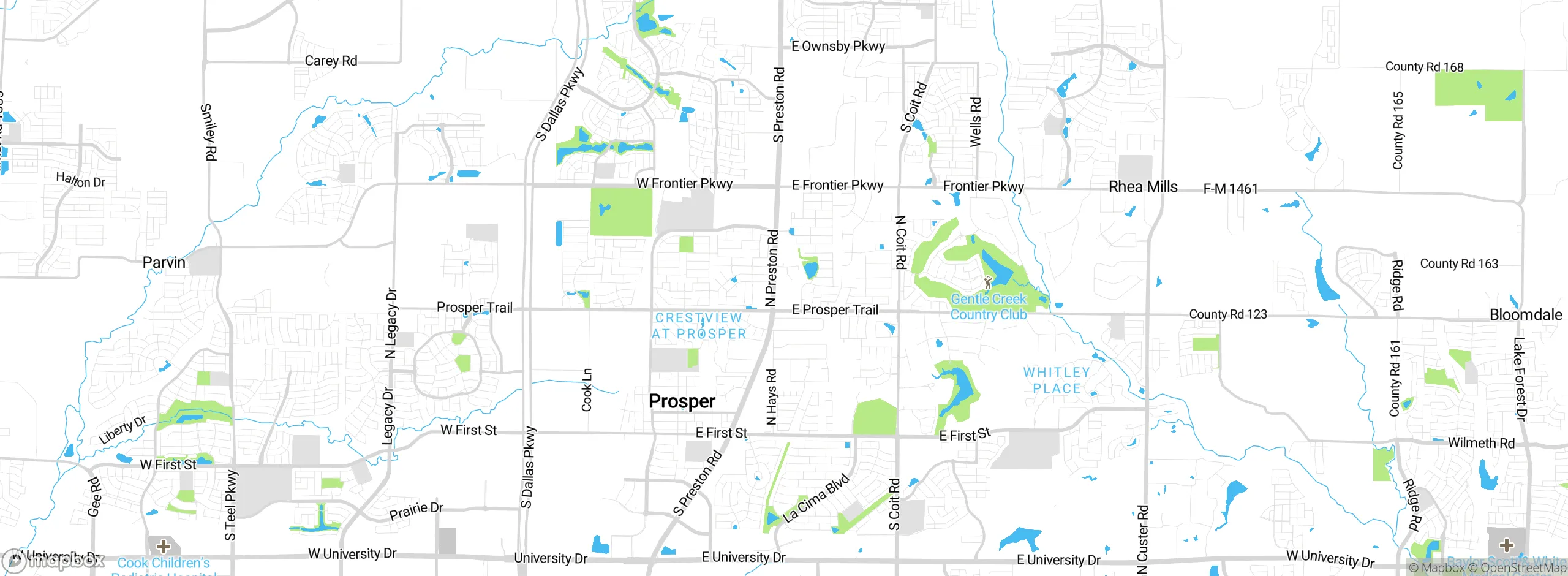 Map showing approximate location