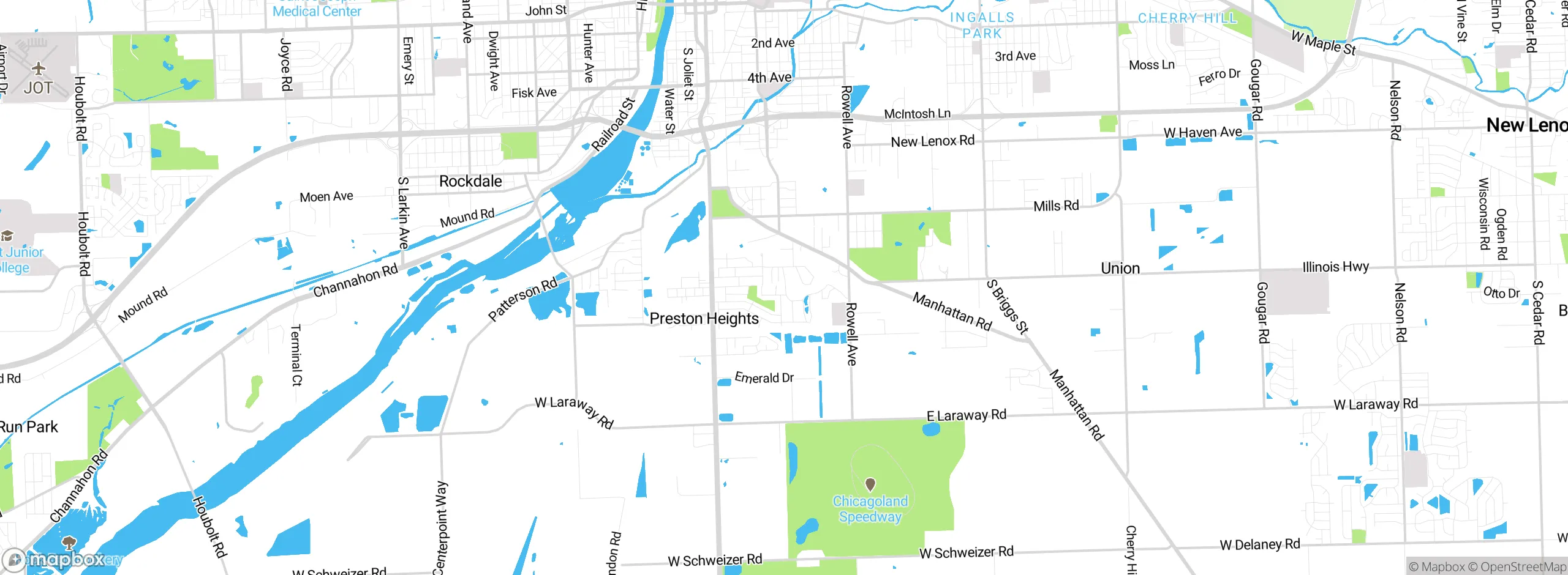 Map showing approximate location