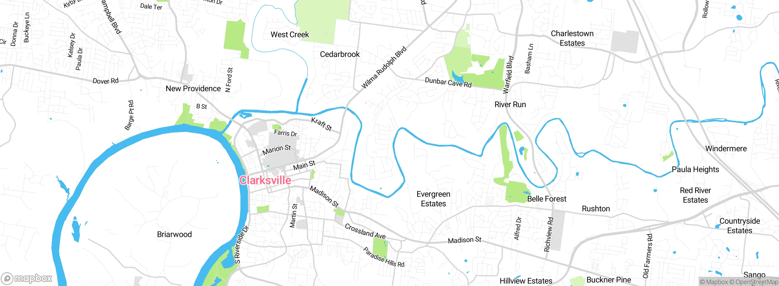 Map showing approximate location