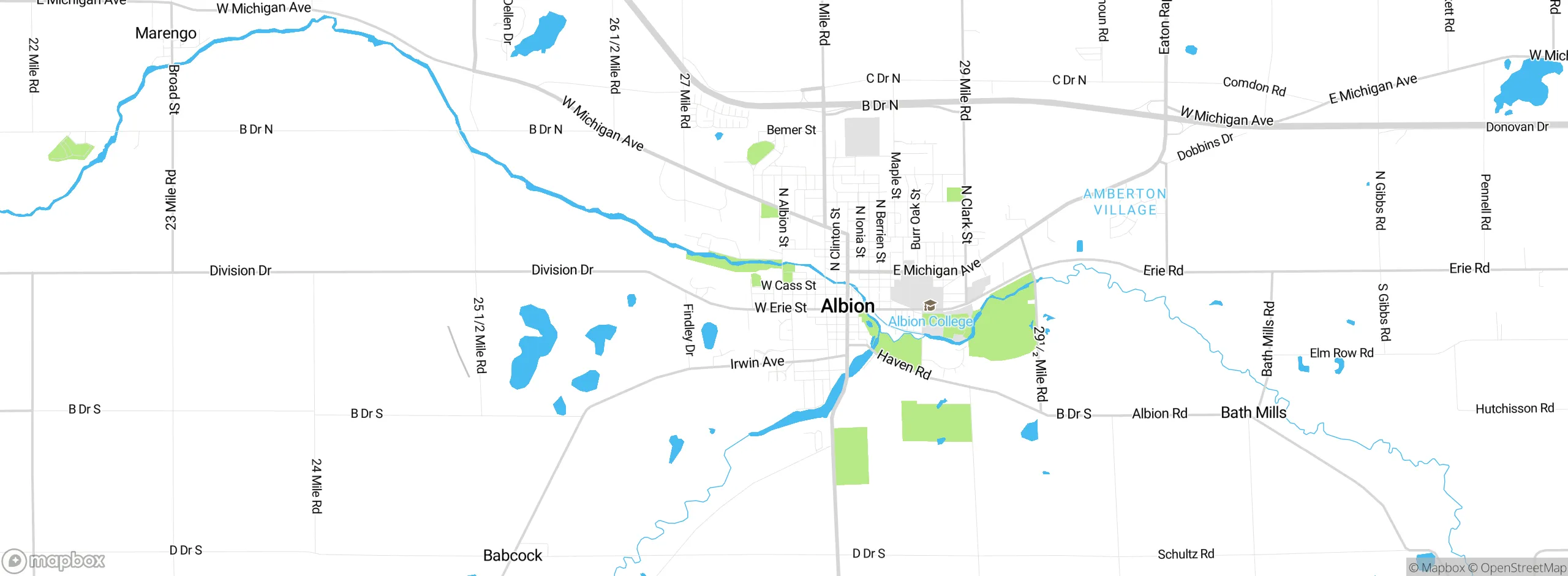 Map showing approximate location