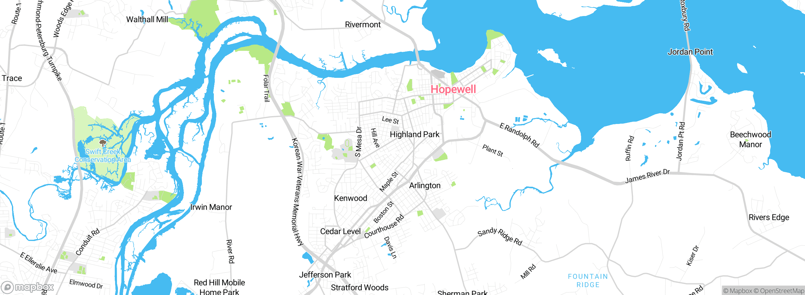Map showing approximate location