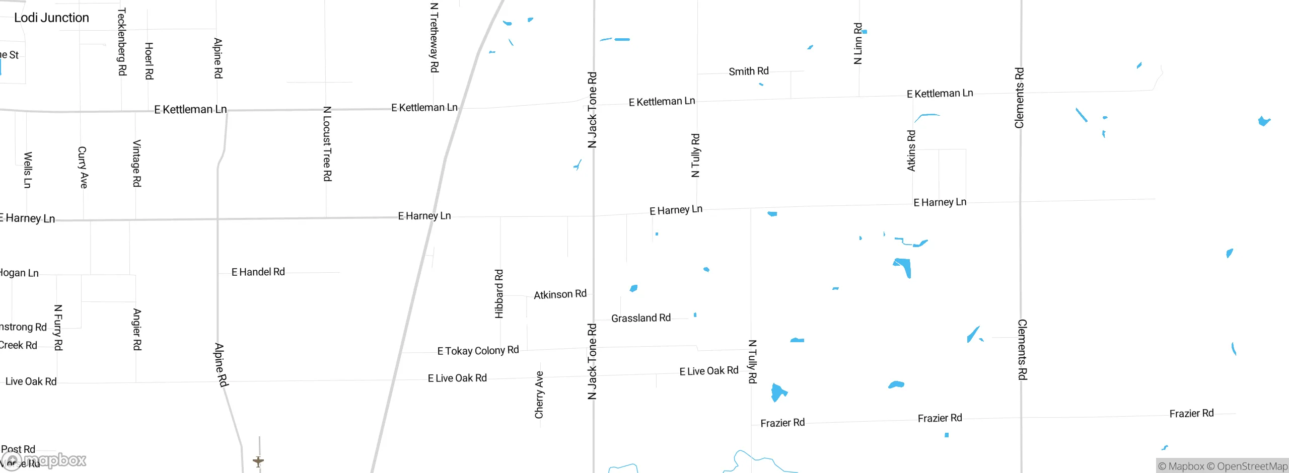 Map showing approximate location