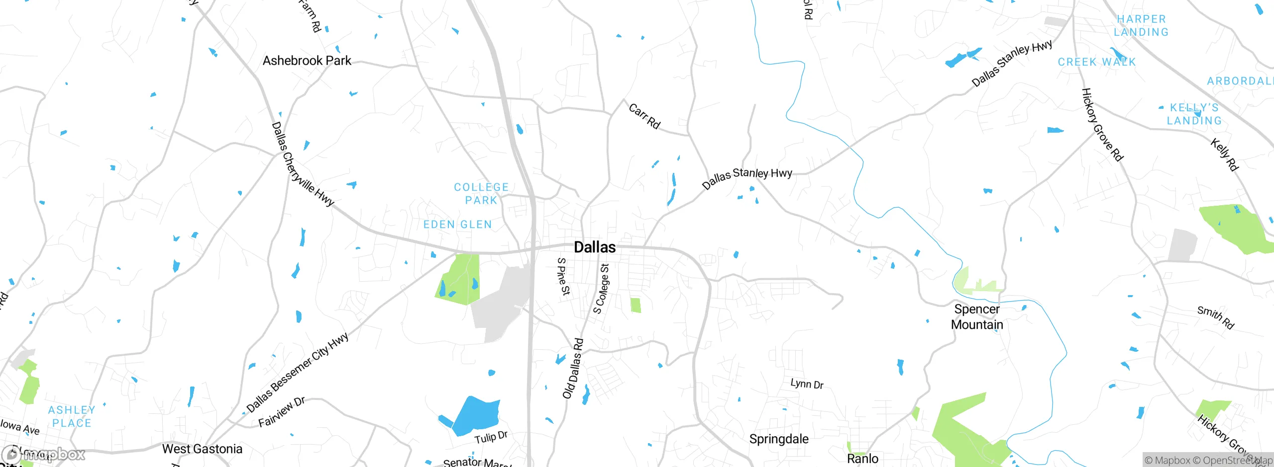 Map showing approximate location