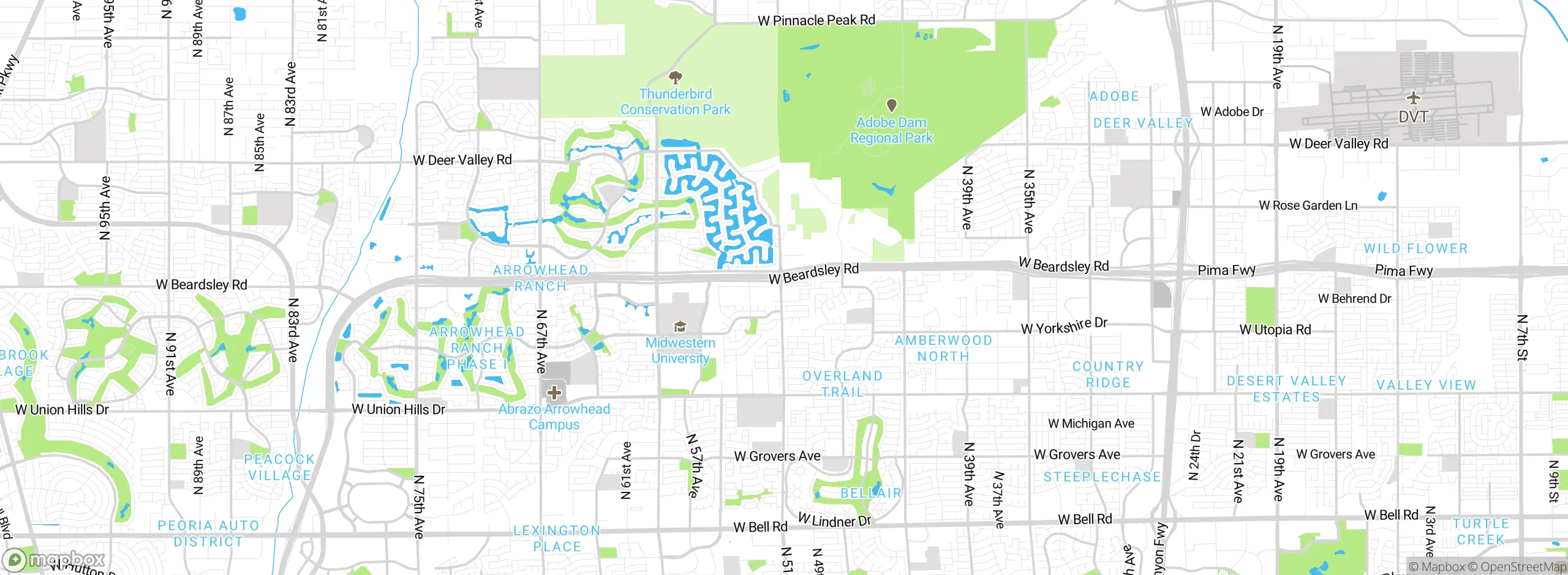 Map showing approximate location
