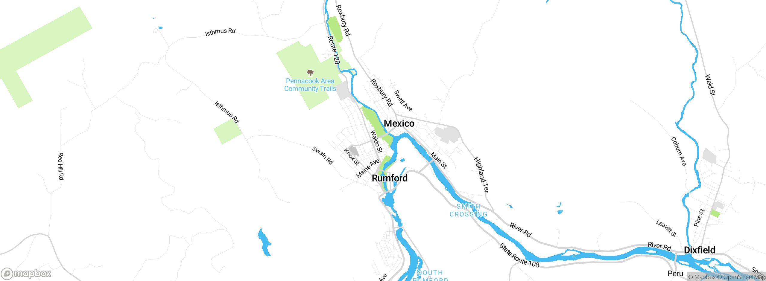 Map showing approximate location