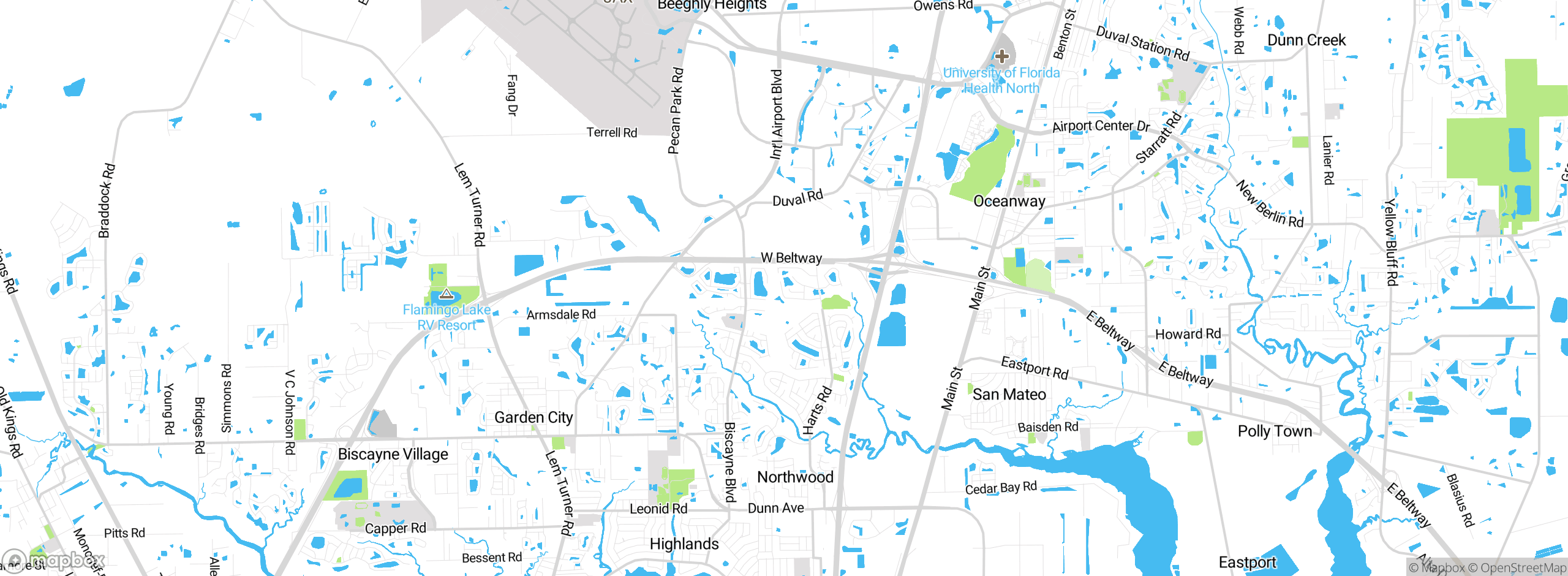 Map showing approximate location