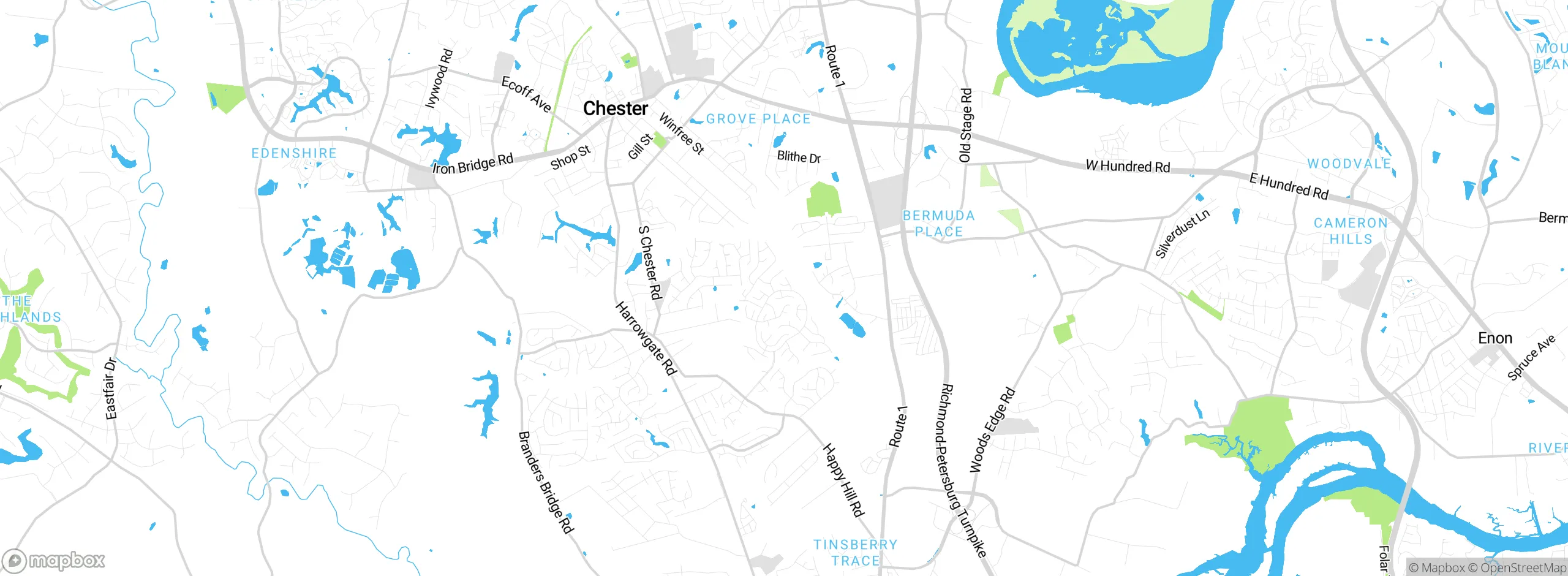Map showing approximate location