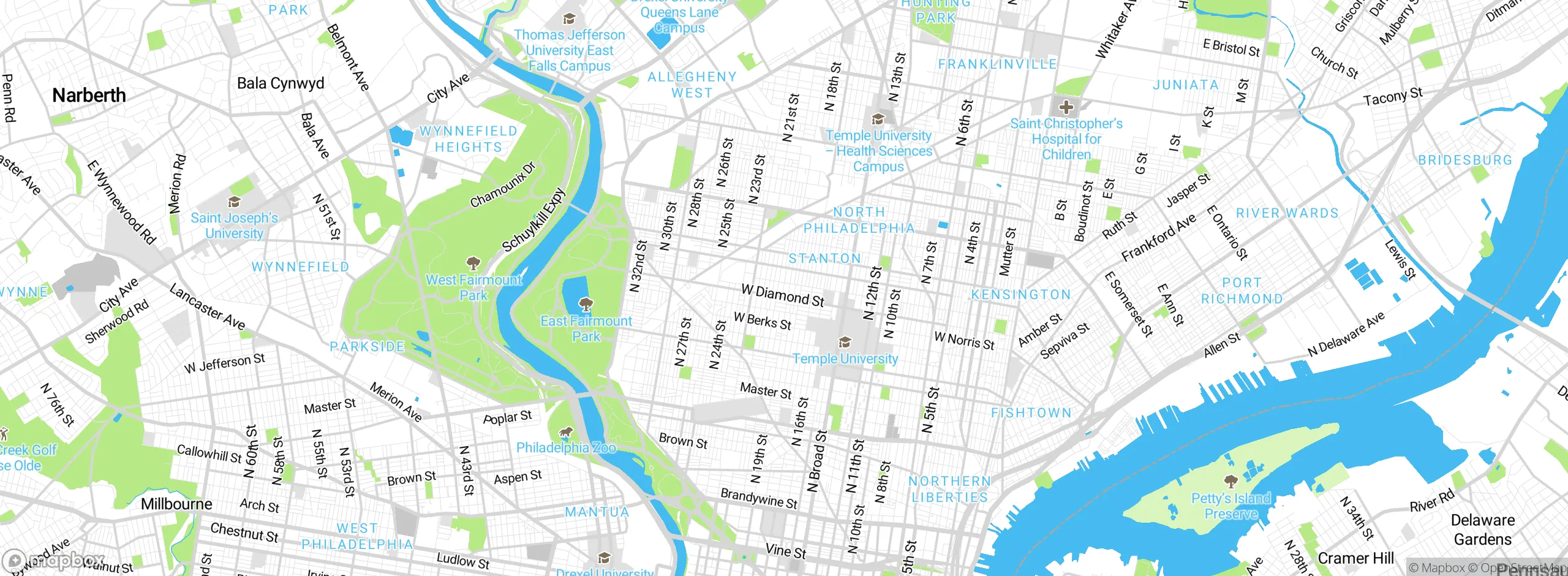 Map showing approximate location