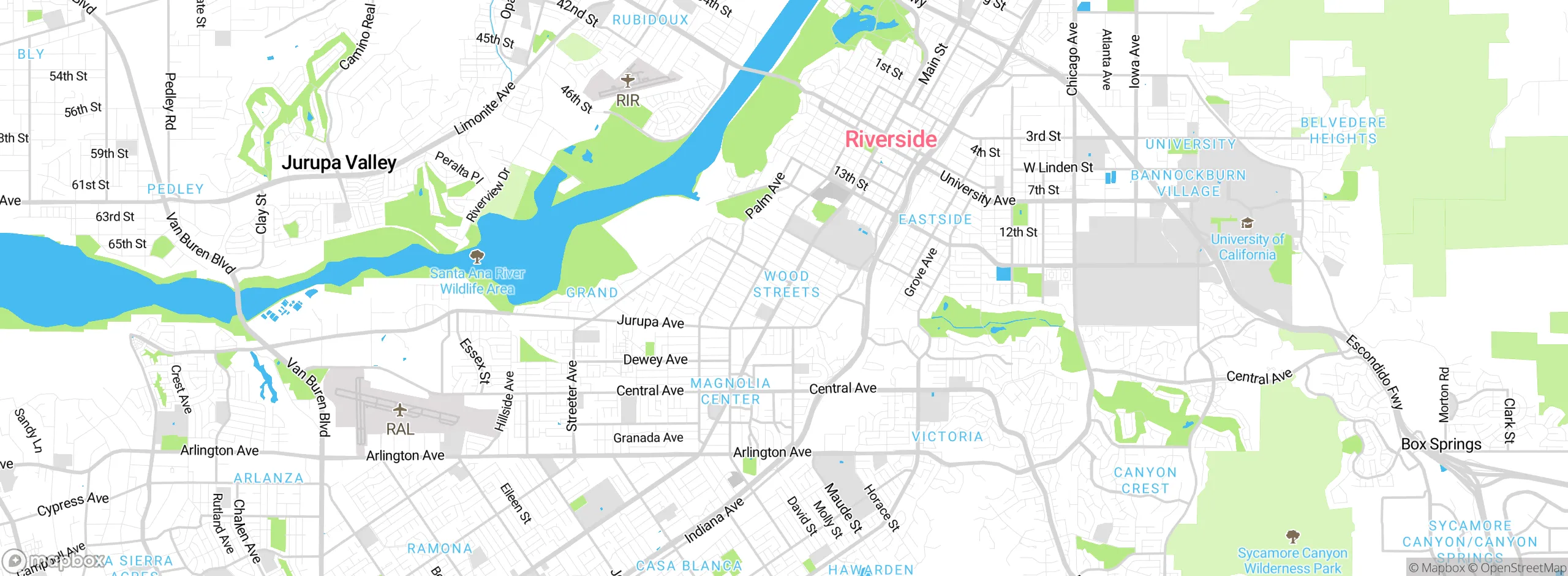 Map showing approximate location