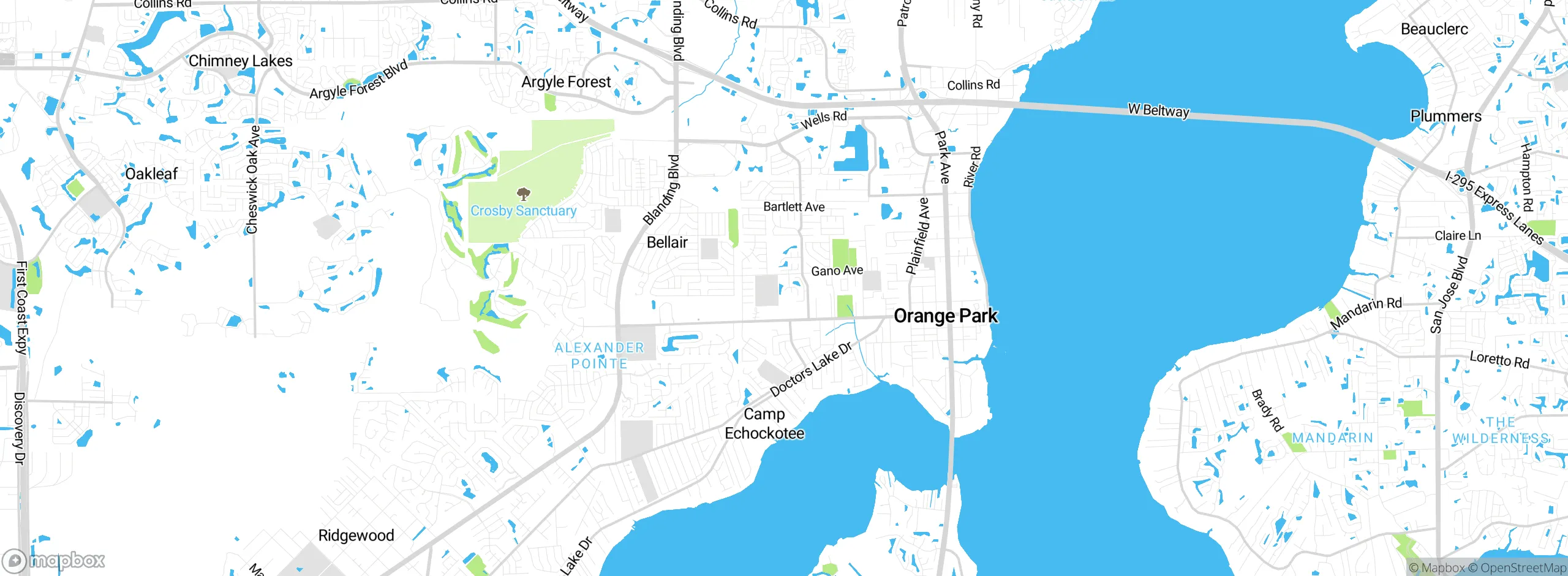 Map showing approximate location
