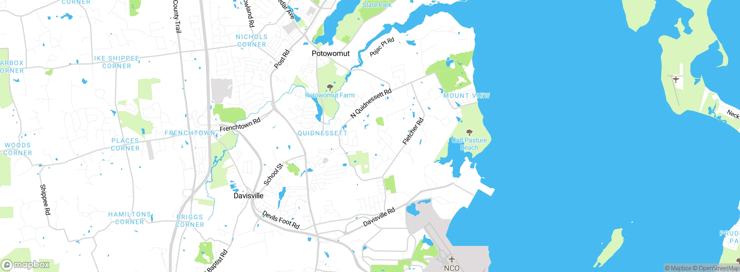 Map showing approximate location