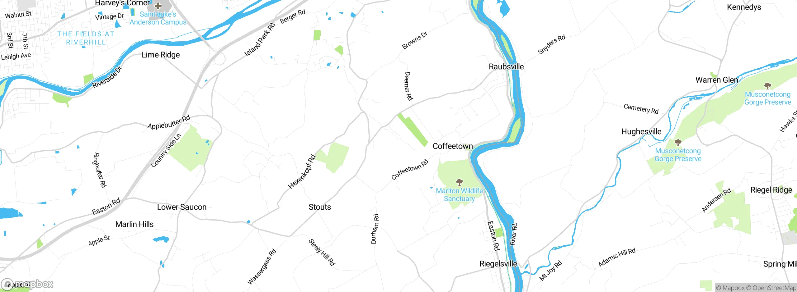 Map showing approximate location