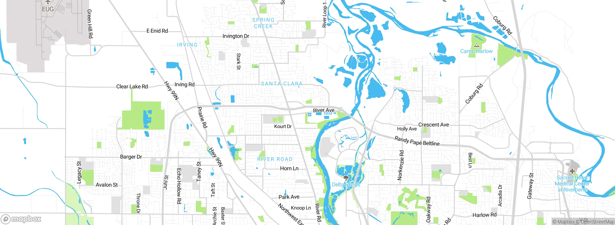 Map showing approximate location