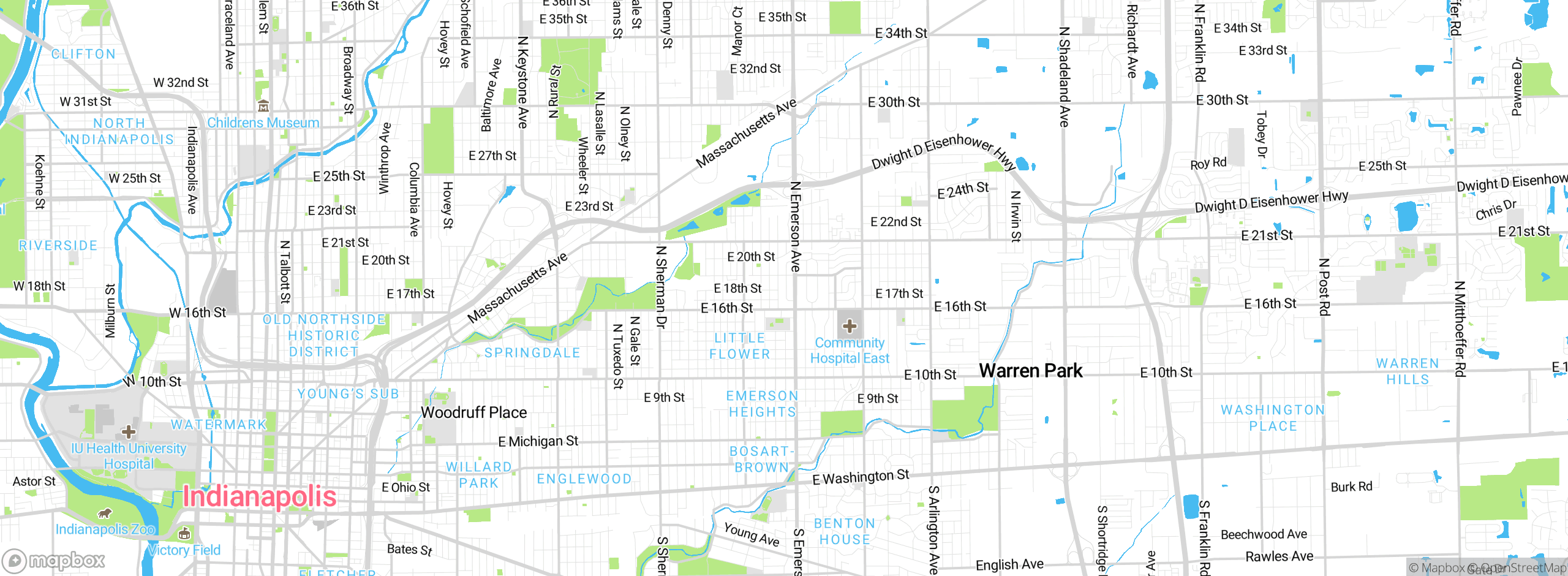 Map showing approximate location