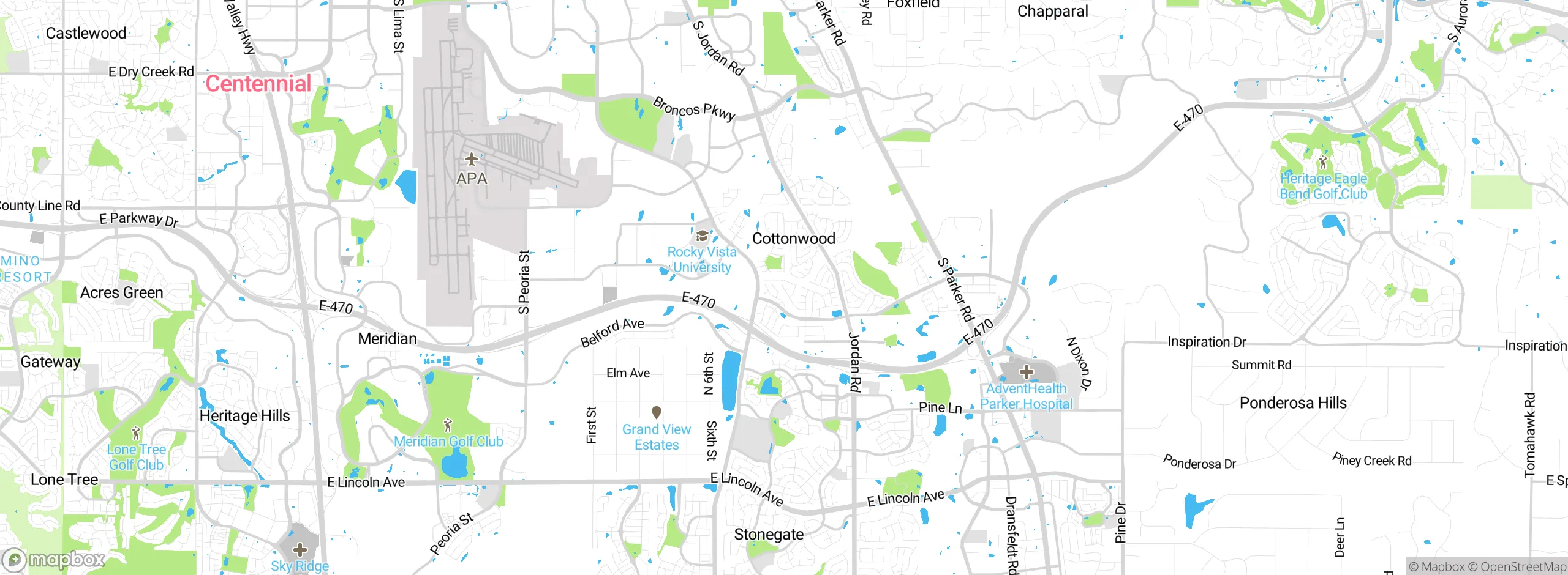 Map showing approximate location