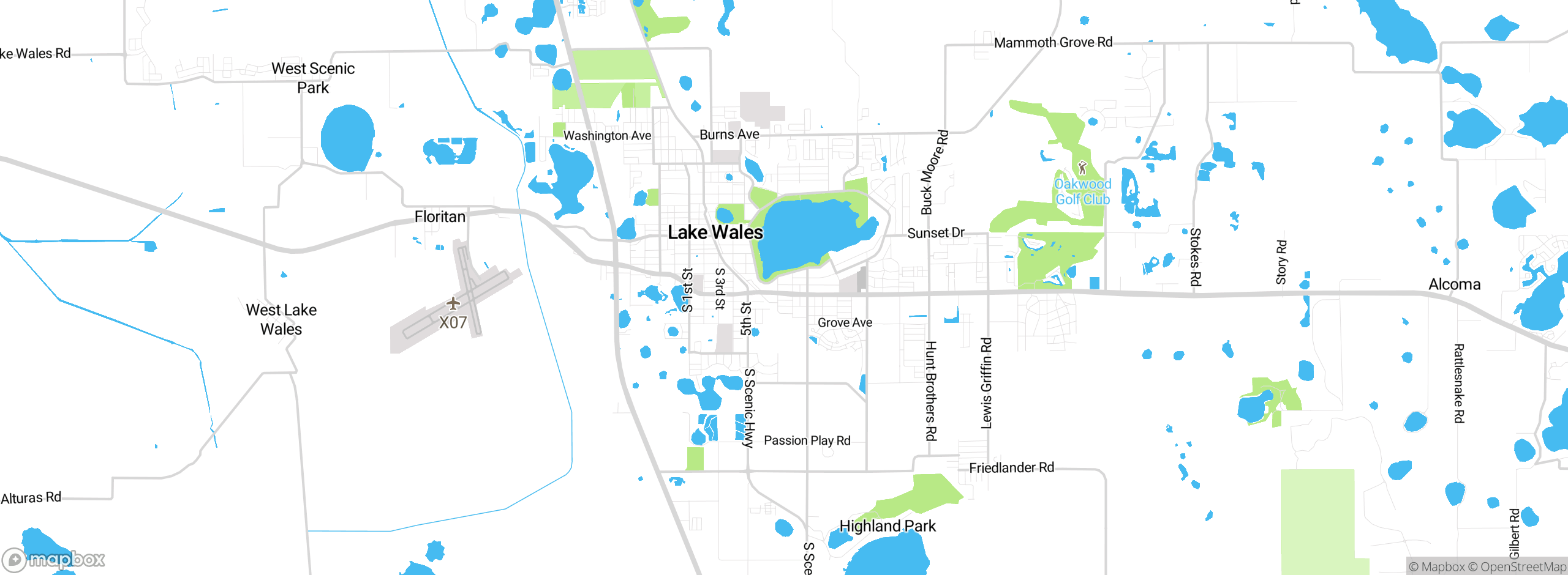 Map showing approximate location