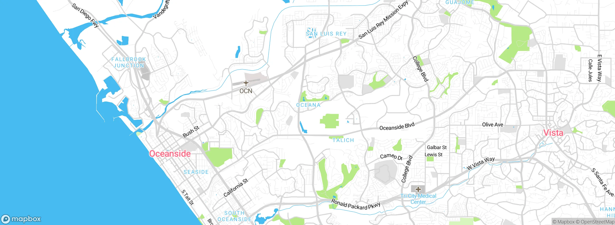 Map showing approximate location