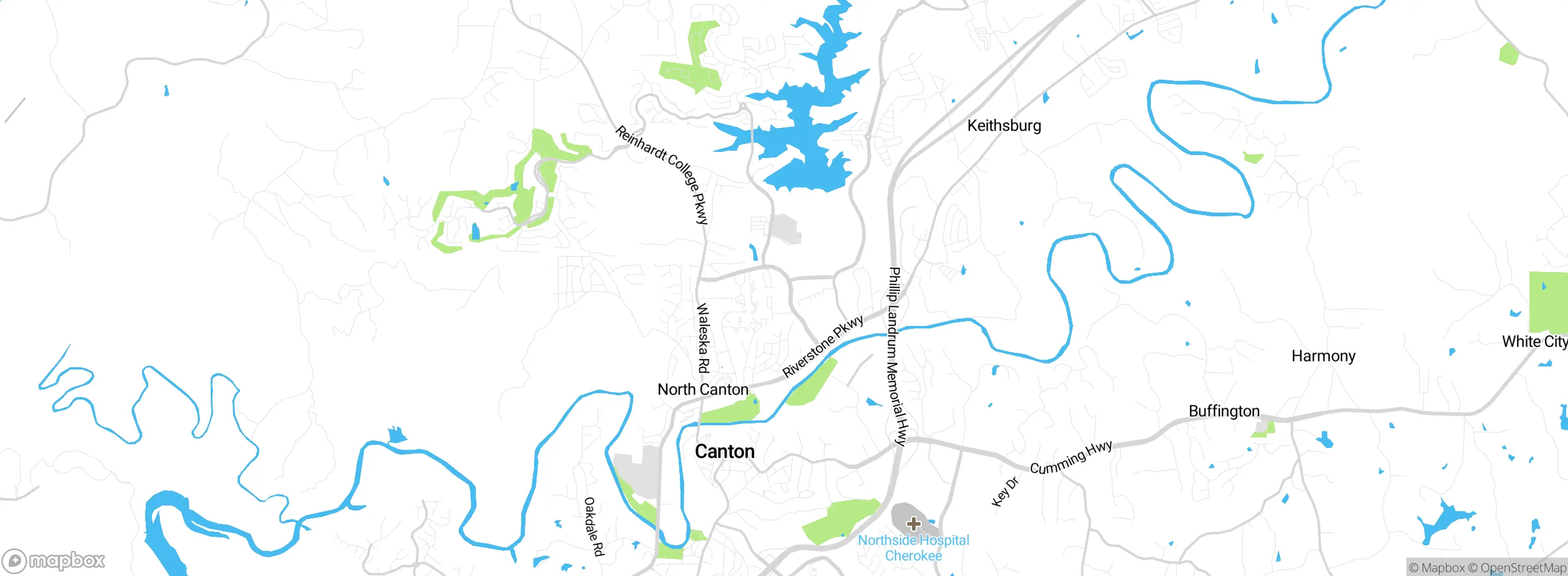 Map showing approximate location