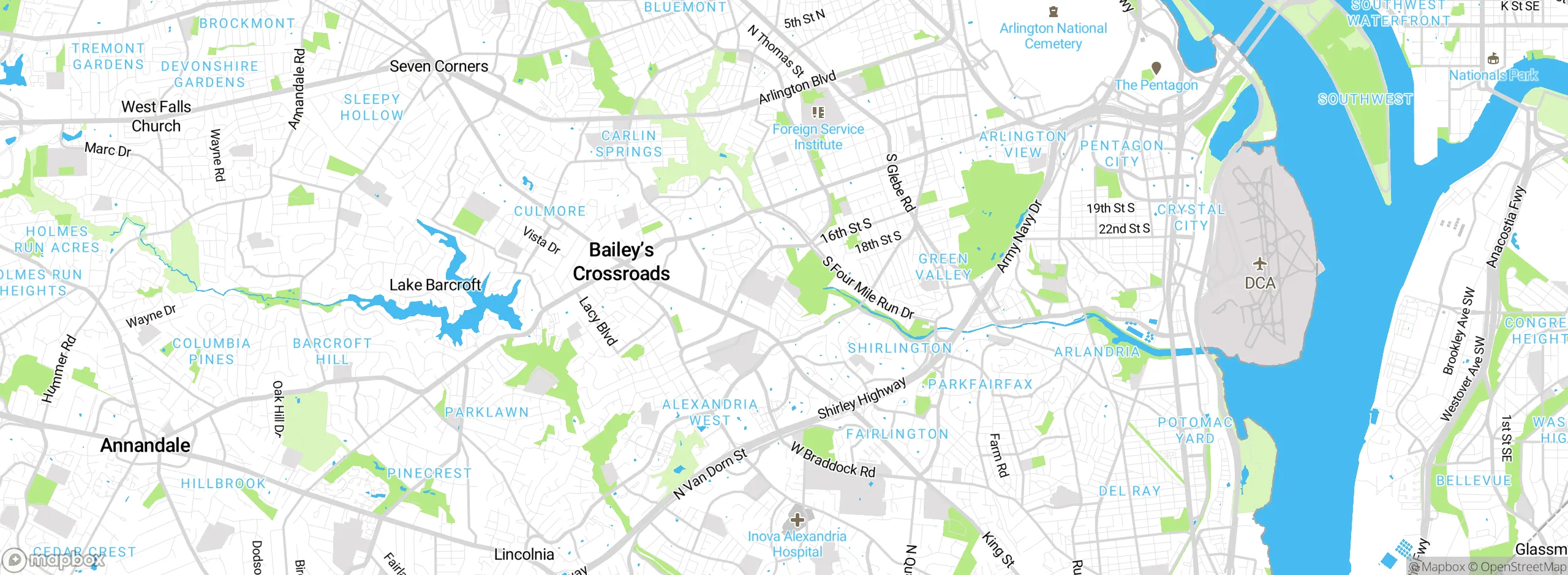 Map showing approximate location