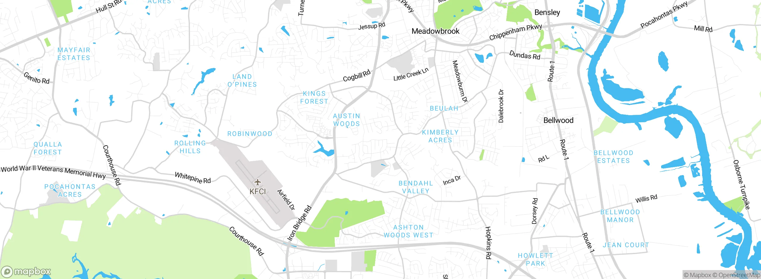 Map showing approximate location