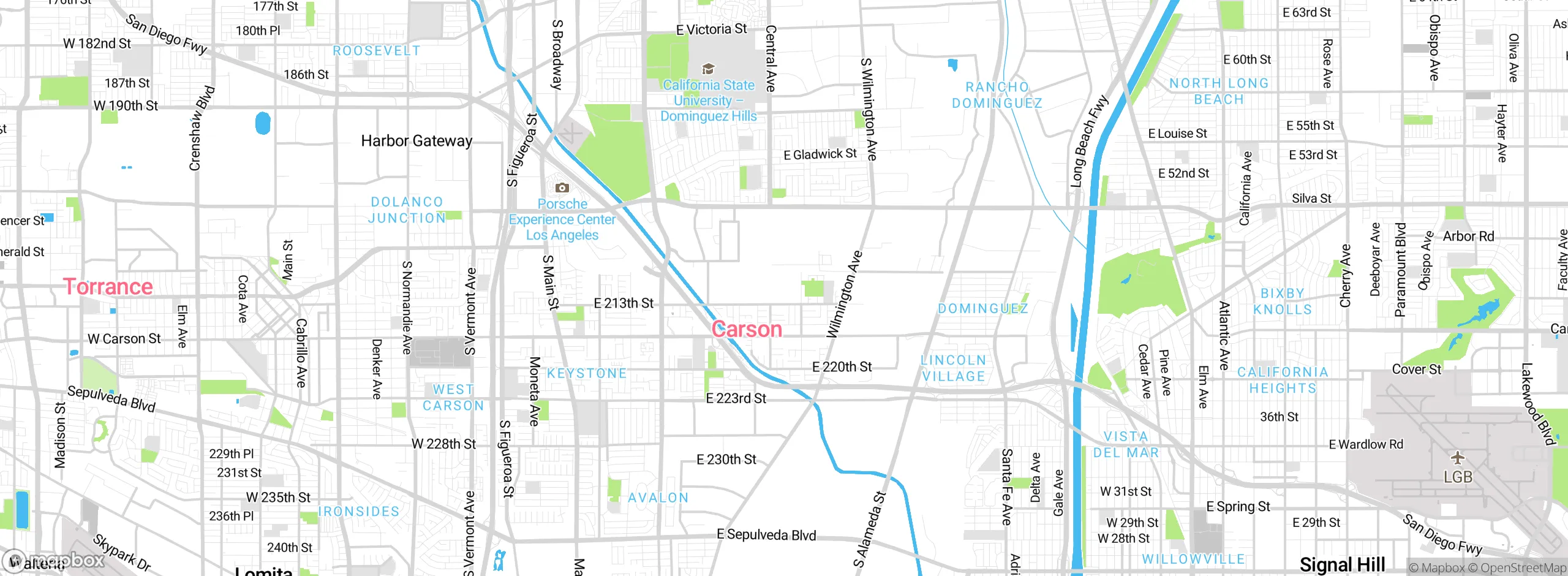 Map showing approximate location