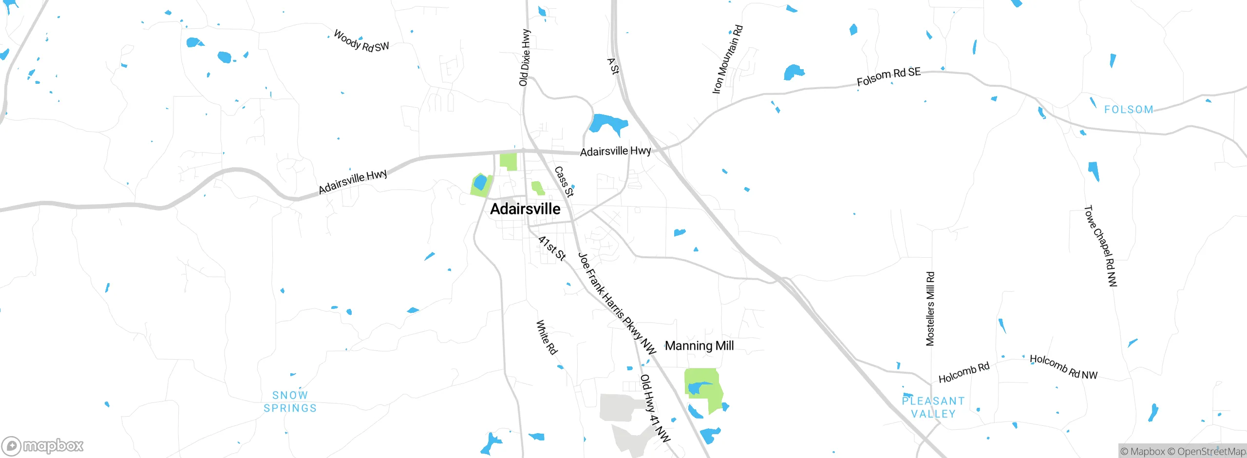 Map showing approximate location