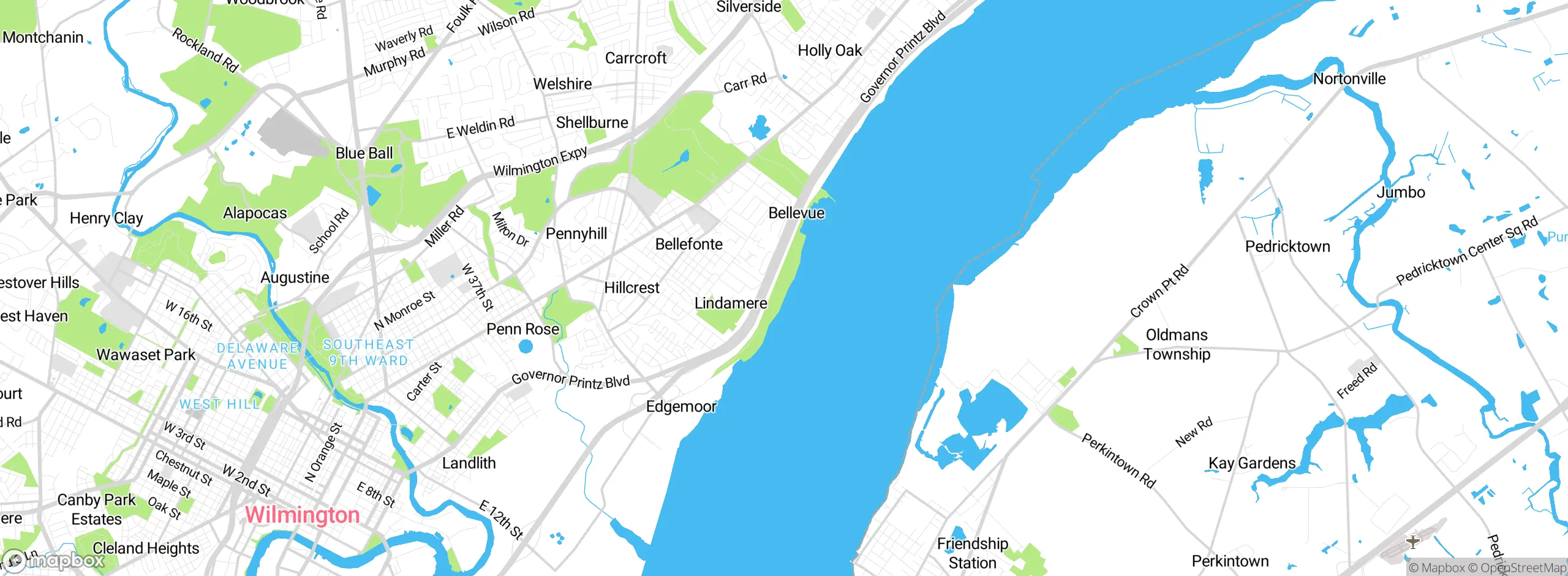 Map showing approximate location